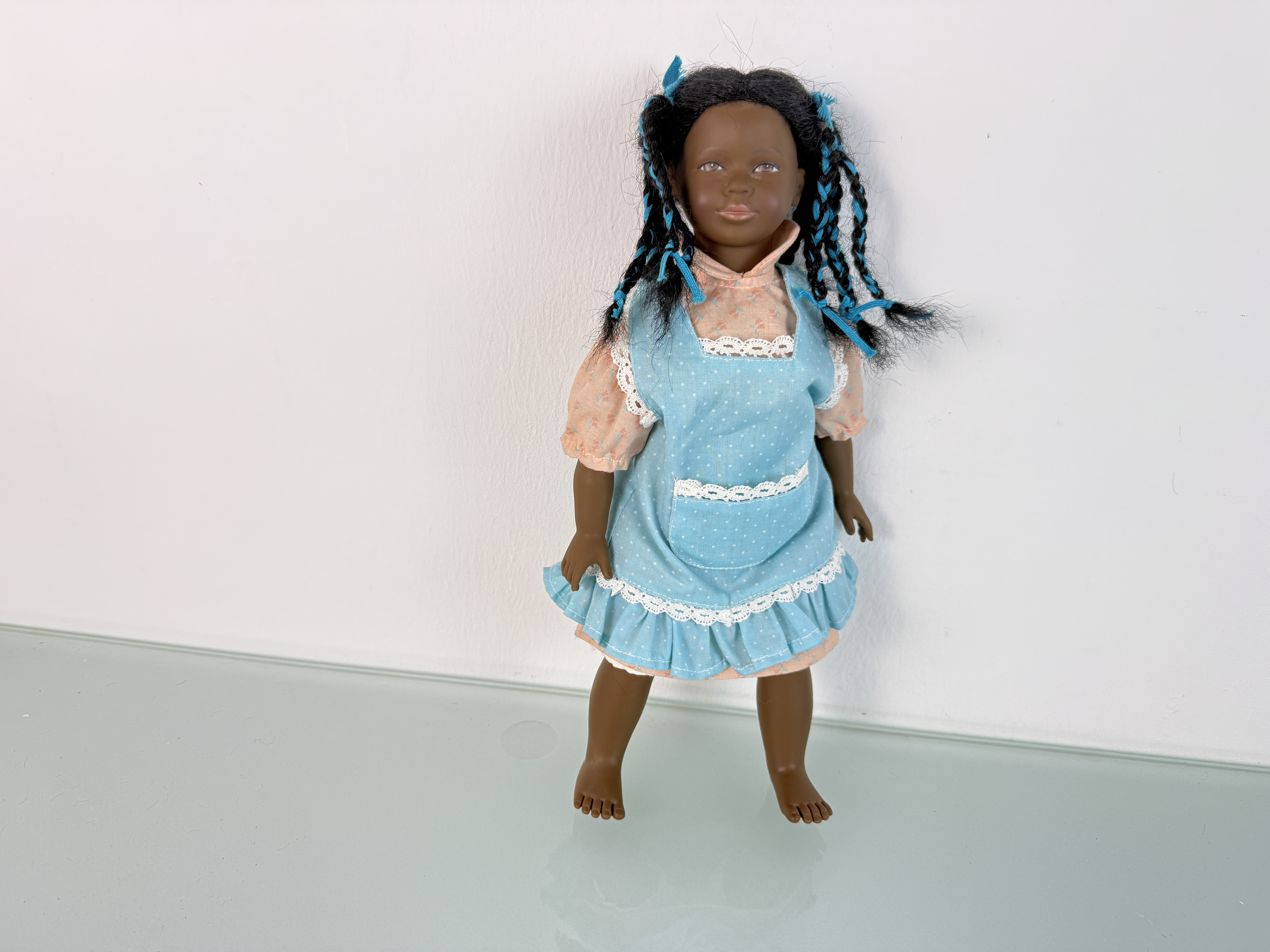  Künstlerpuppe Heidi Ott Vinyl Puppe 32 cm. Top Zustand    