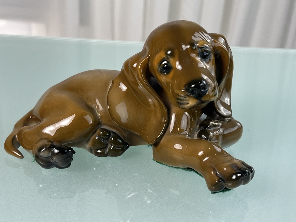 Rosenthal Figur Porzellan Hund Dackel 10 x 17 cm. 1 Wahl  Top Zustand  