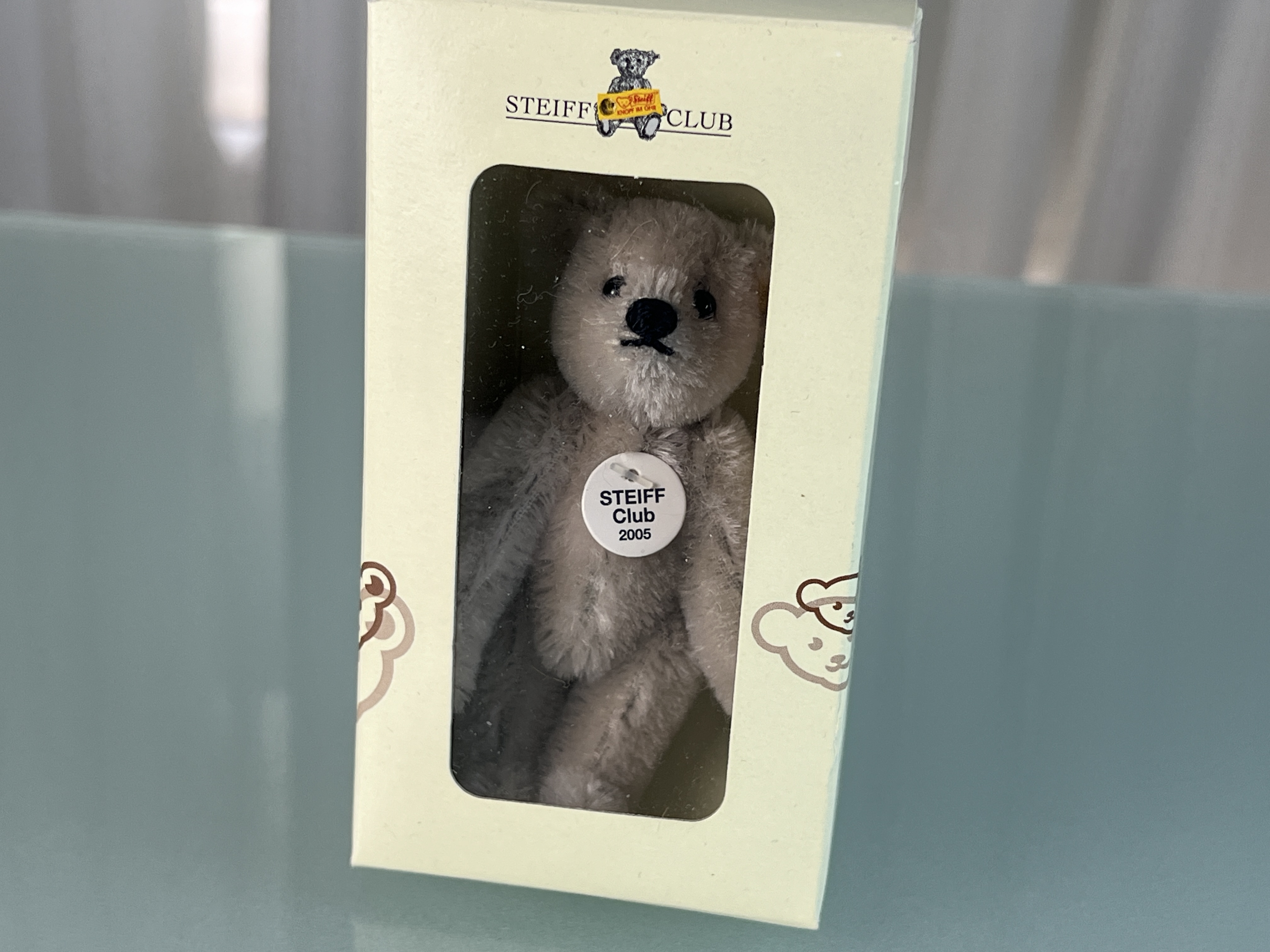 Steiff Tier Teddy Bär Club 2005 Bär mit Ovp - Top Zustand 