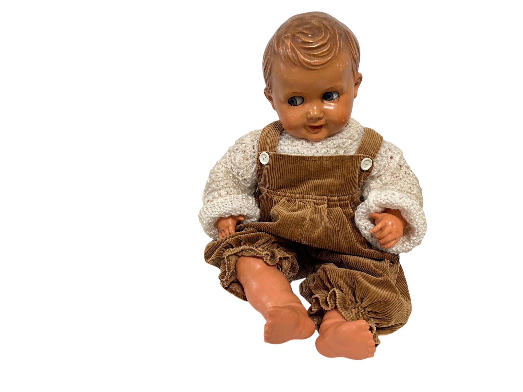 Künstler Vinyl Künstlerpuppe Puppe 44 cm. Zustand siehe Fotos   