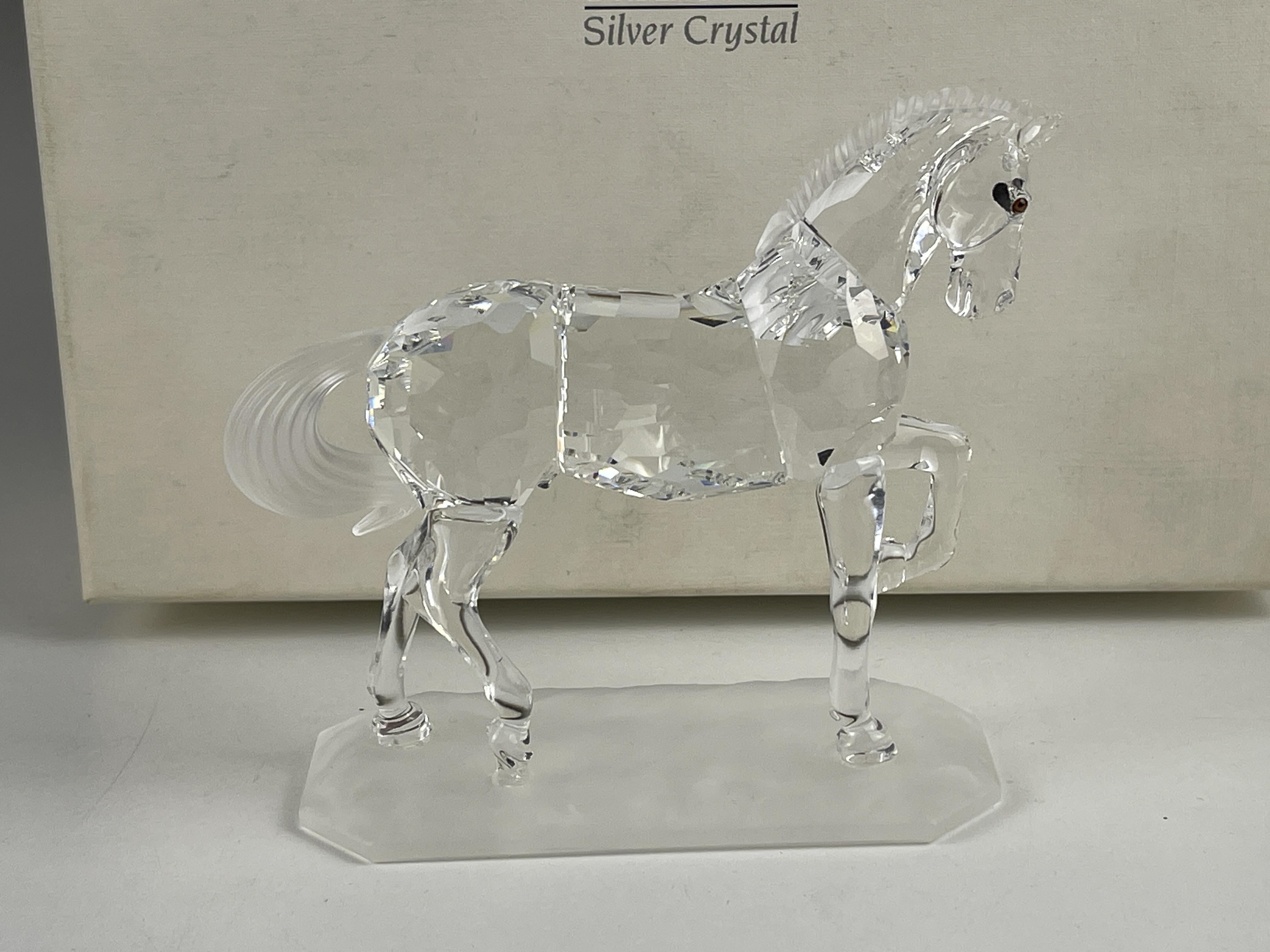 Swarovski Figur 221609 Araber Hengst 10,5 cm. Kiste & Zertifikat. Top Zustand 