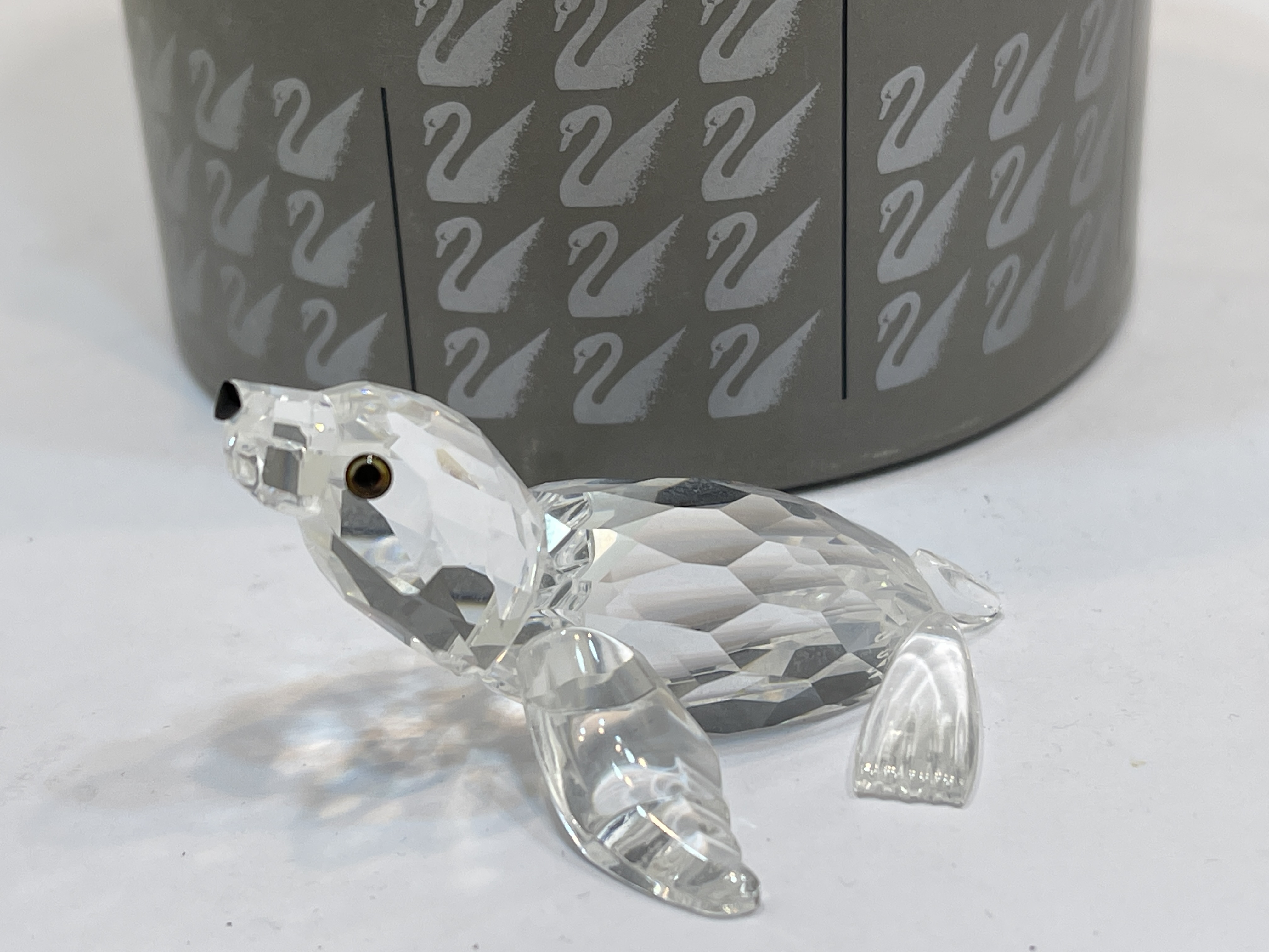 Swarovski Figur 221120 Kristall Seehund / Robbe 5,5 cm. Ovp & Zertifikat.