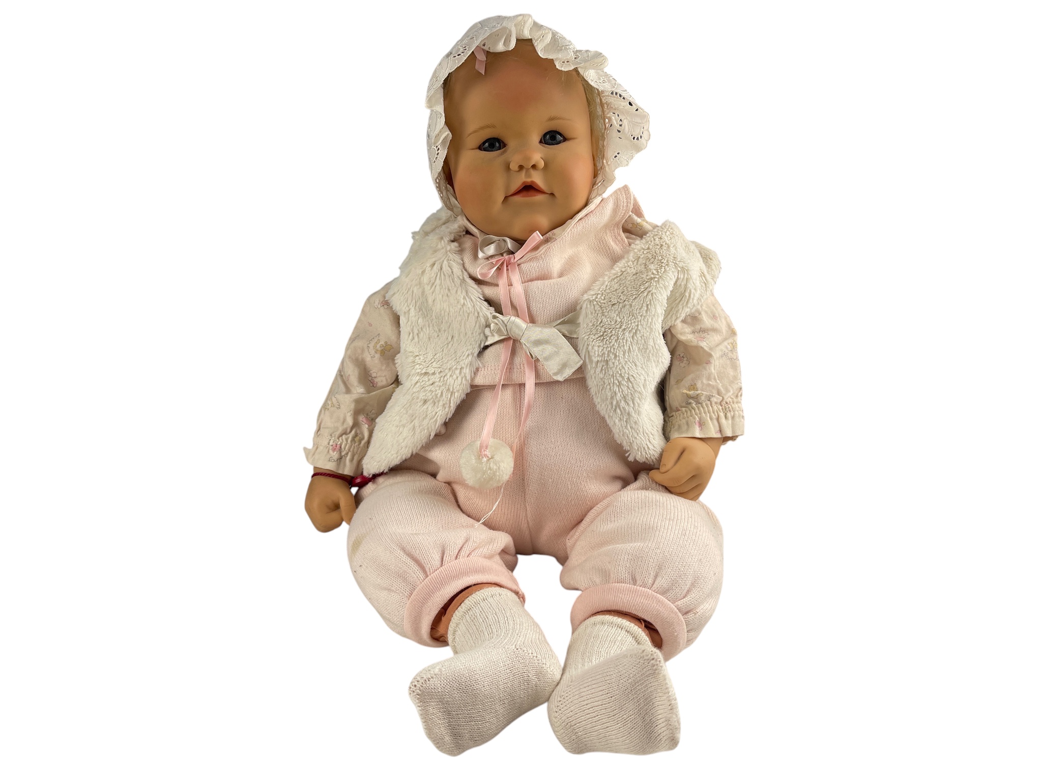 Künstlerpuppe Götz Didy Jacobsen Vinyl Puppe 53 cm. leicht schmutzig 