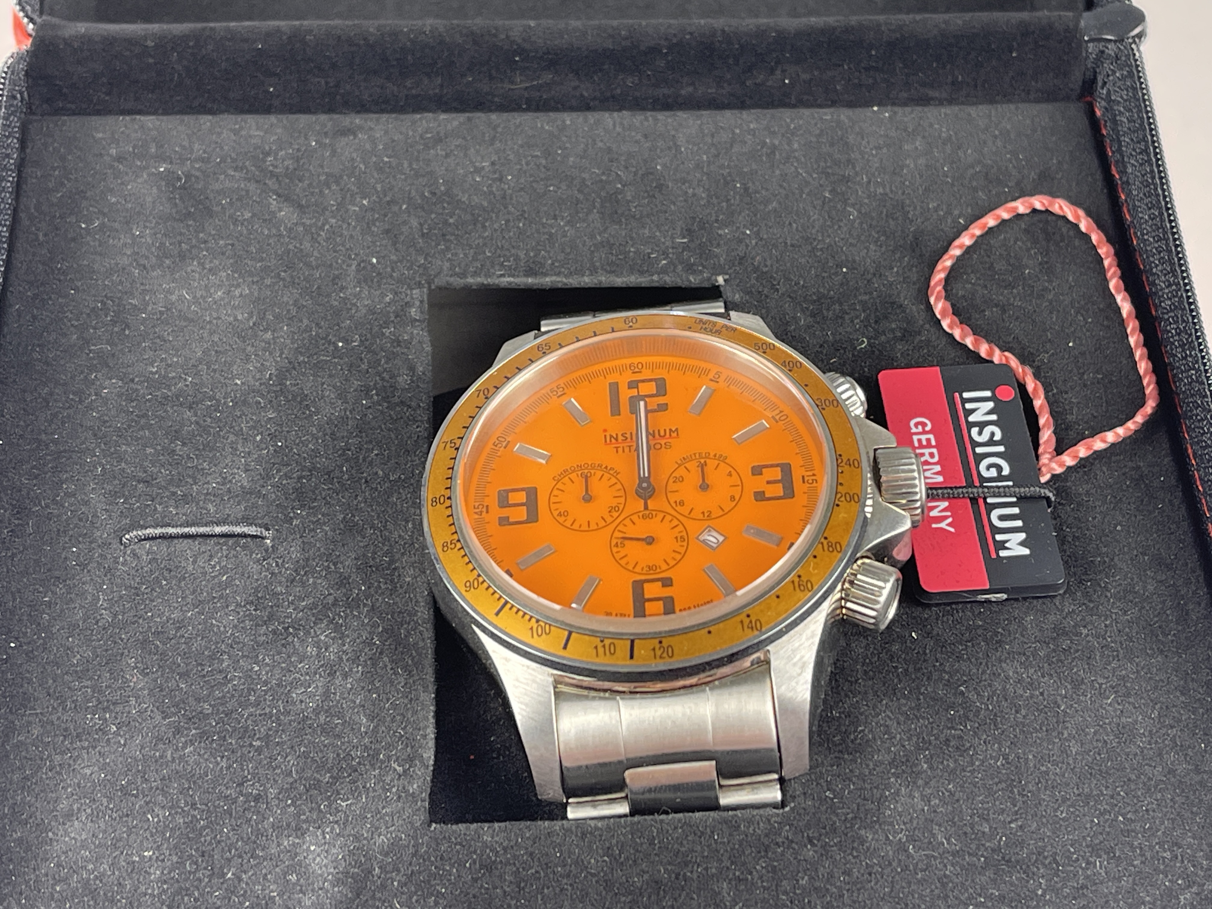 Insignum Herren Chronograph Armbanduhr -  Zustand siehe Fotos 