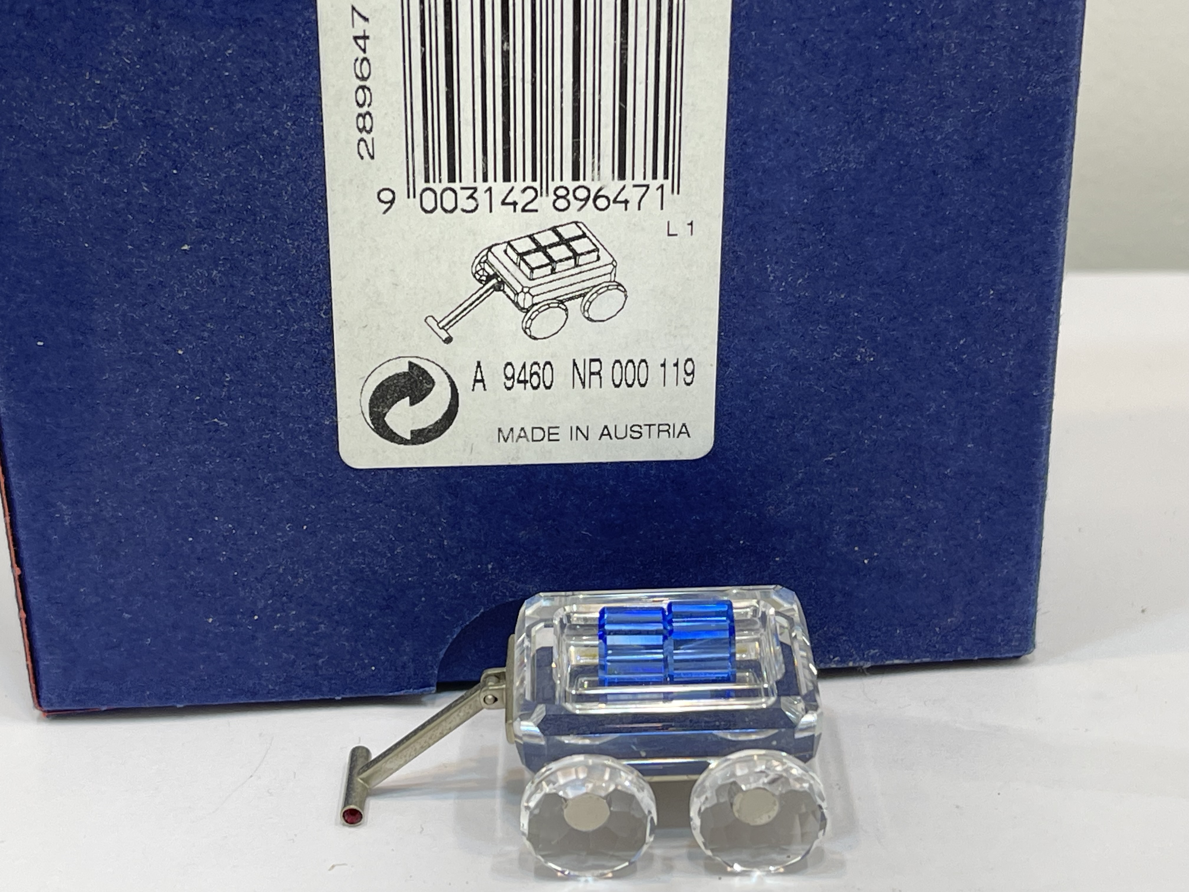 Swarovski Figur 289647 Spielzeugwagen Wagen 5 cm. Unvollständig Ovp Zertifikat  