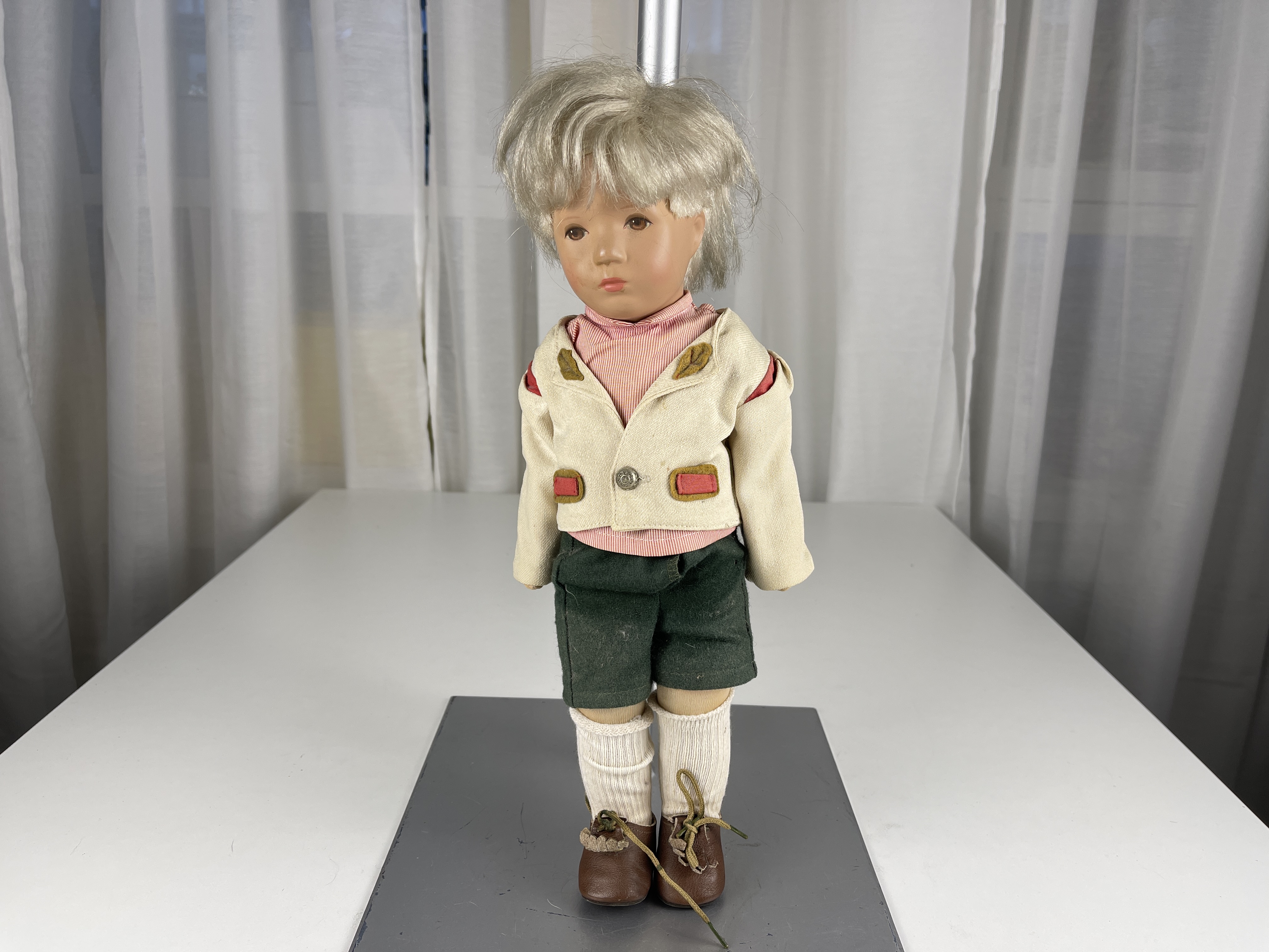 Käthe Kruse Puppe Sammlerpuppe 37 cm Top Zustand