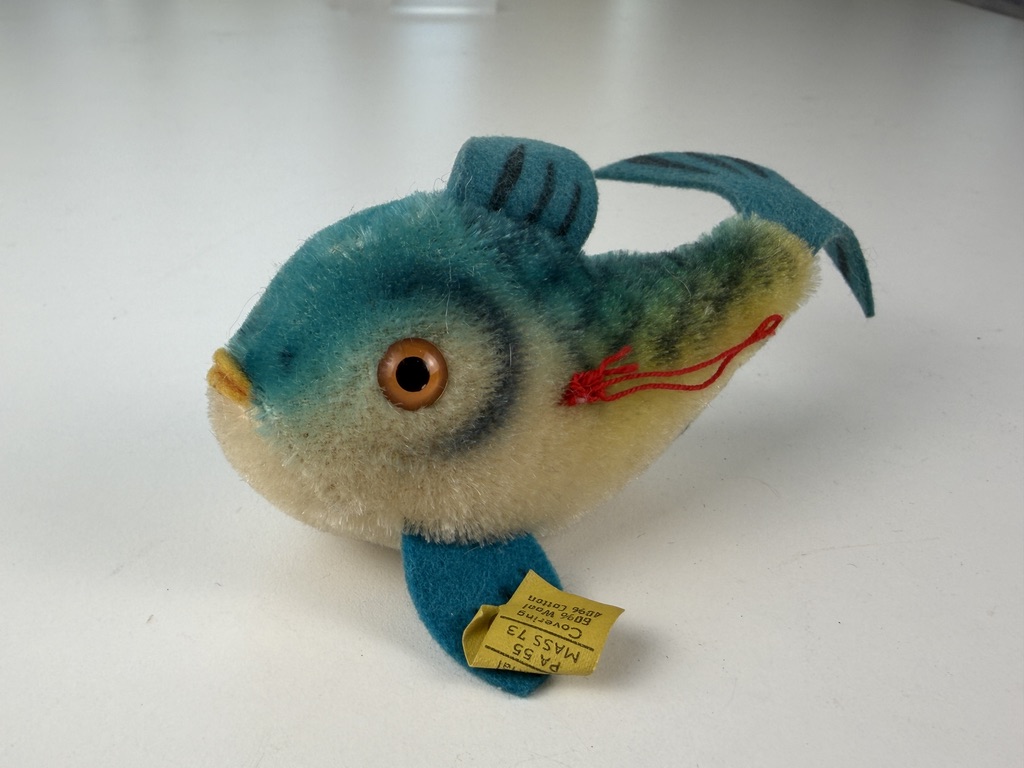 Steiff Tier 12,5 cm Fisch 2300/10 - Zustand siehe Beschreibung - Top Zustand 