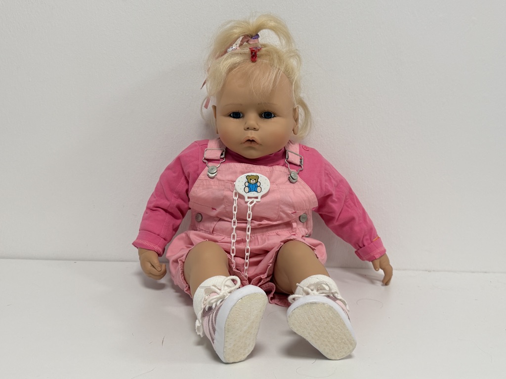 Brigitte Leman Künstlerpuppe Vinyl Puppe 65 cm. Top Zustand 