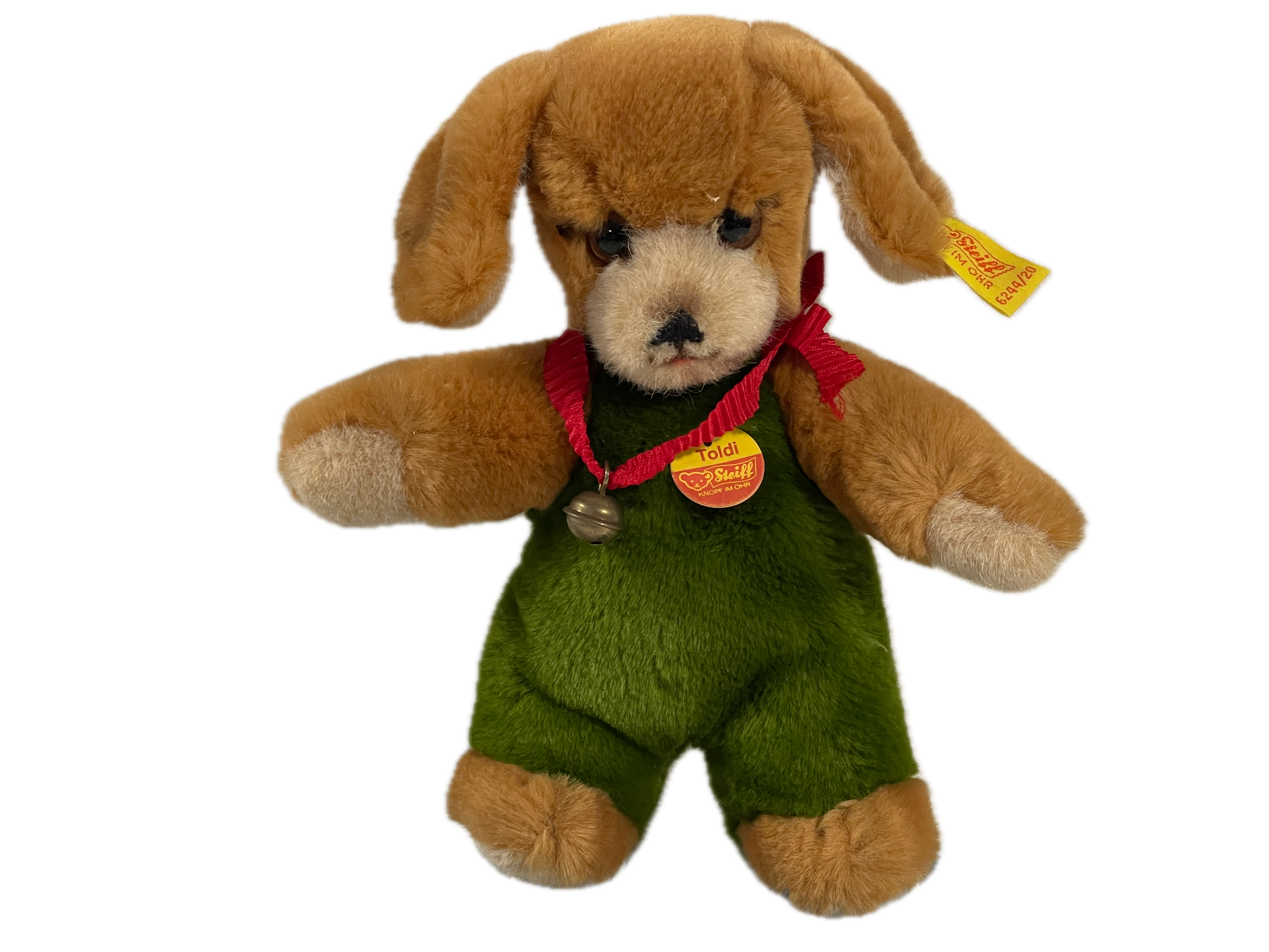 Steiff Tier Hund 6244/20 Toldi 20 cm. Top Zustand