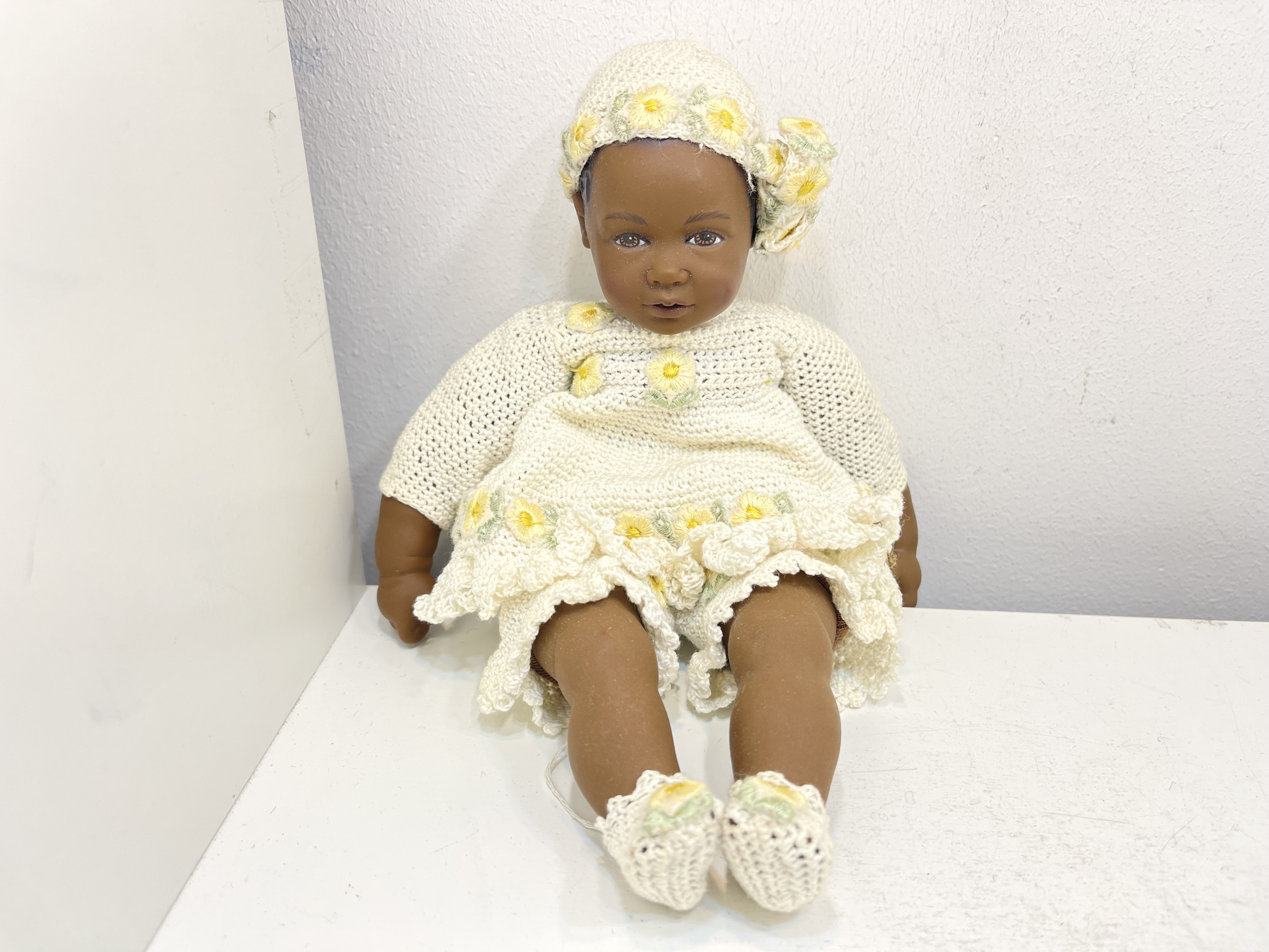 Heidi Ott Künstlerpuppe Vinyl Puppe 22 cm. Top Zustand    