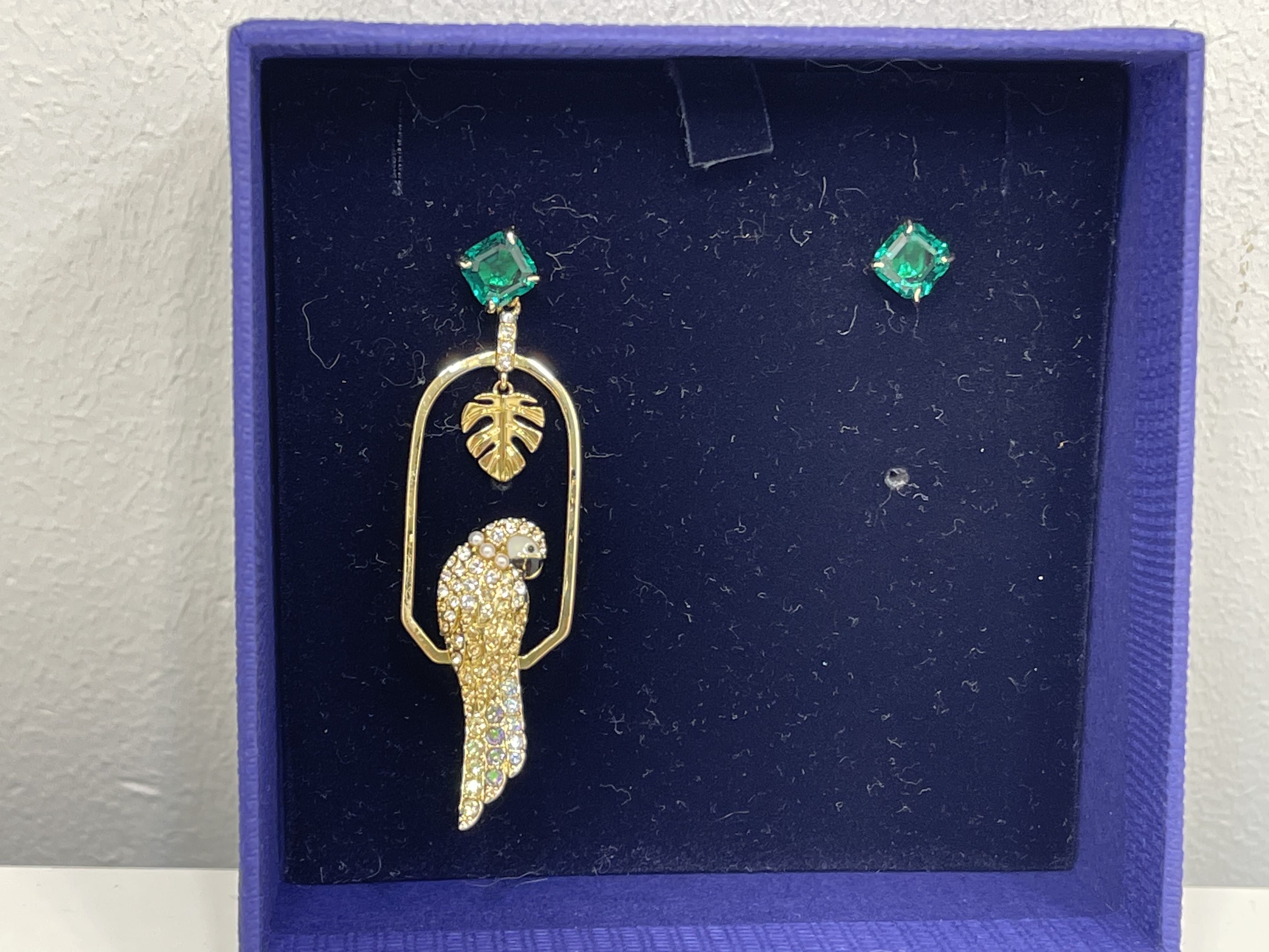 Swarovski 55192555 Ohrringe 0,8 - 5,5 cm + Kiste. Top Zustand   