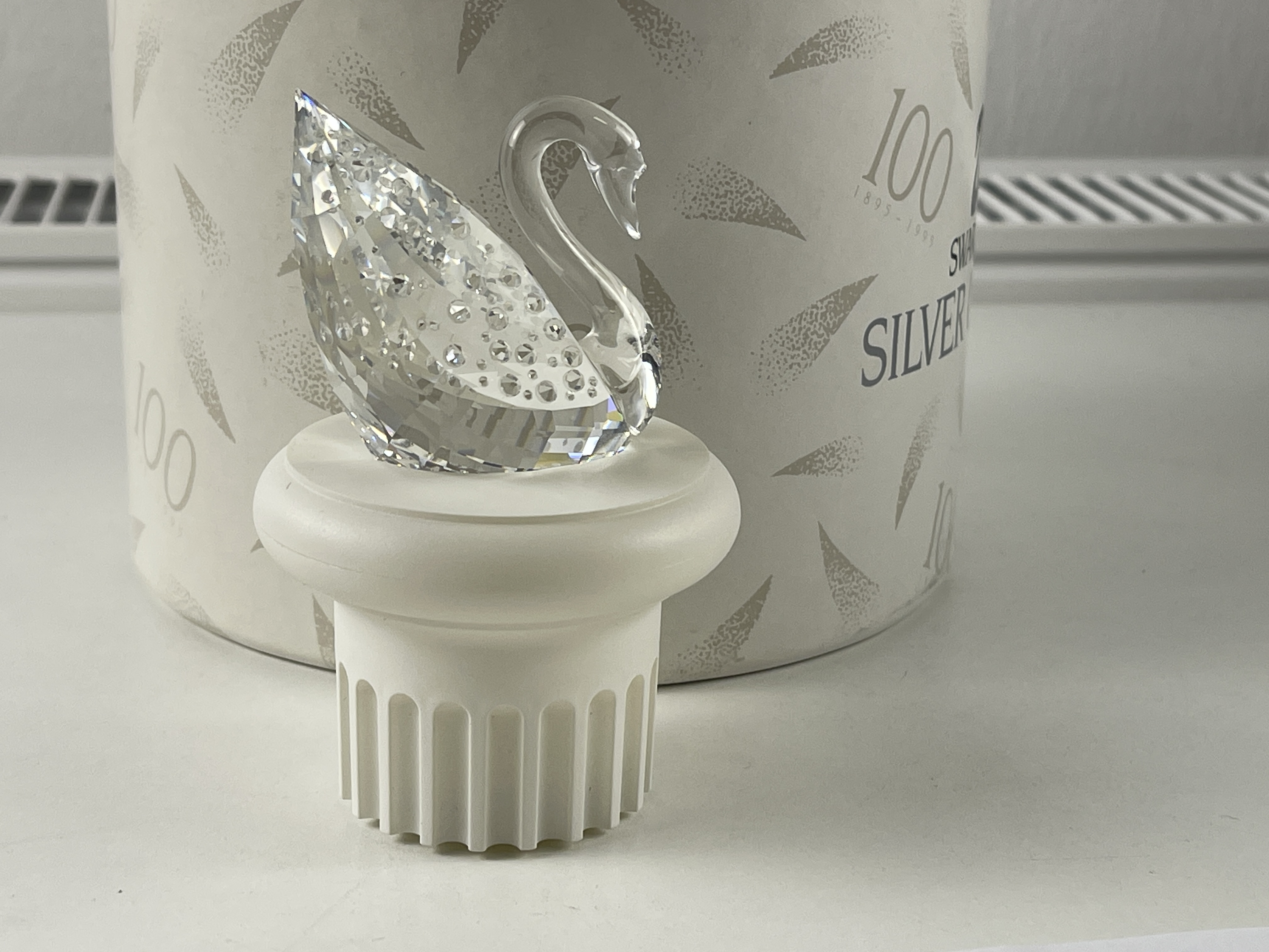 Swarovski Figur 187407 Scs Schwan 5 cm. Ovp & Zertifikat - Top Zustand   