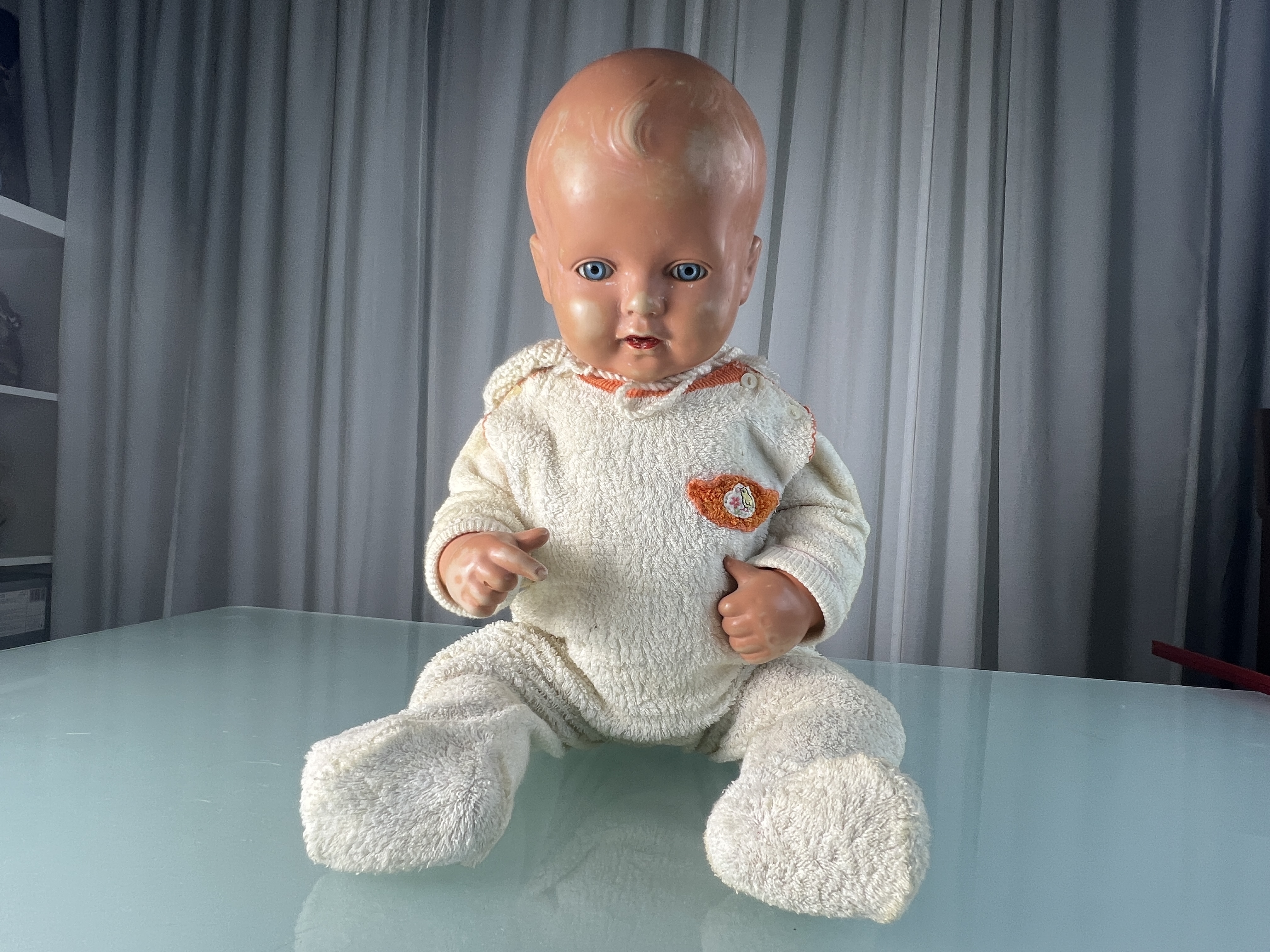 SchildkrötPuppe  Puppe 56 cm. Zustand siehe Fotos 