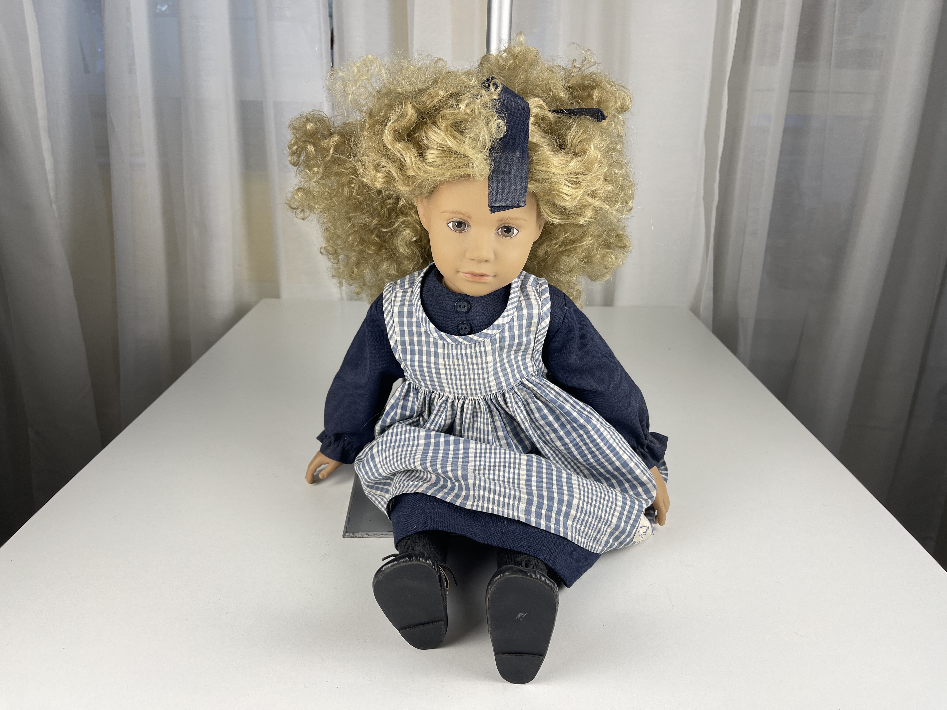 Künstlerpuppe Sigikid Vinyl Puppe 57 cm. Top Zustand 