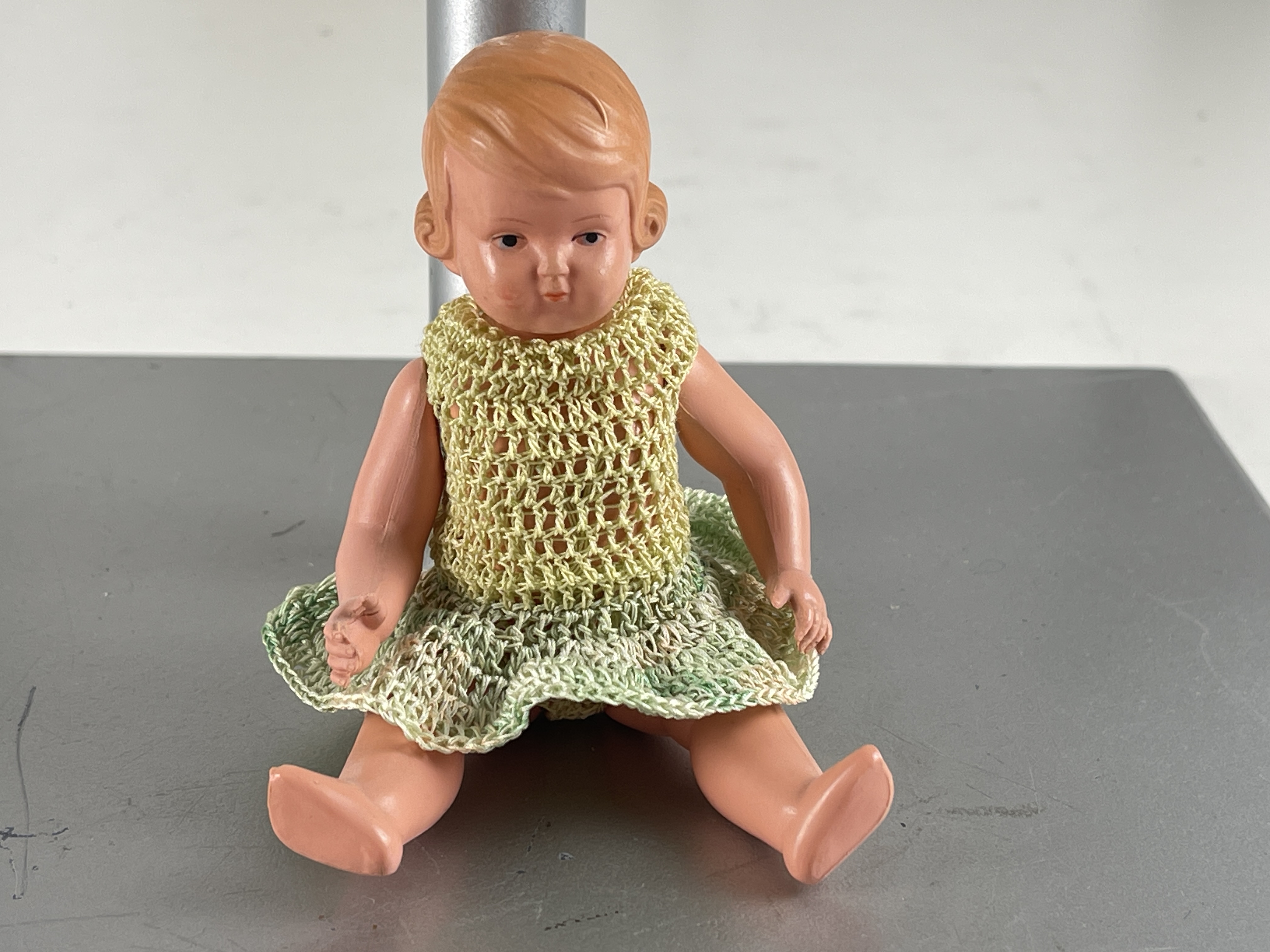 Schildkrötpuppe Puppe 13,5 cm. Zustand siehe Fotos 