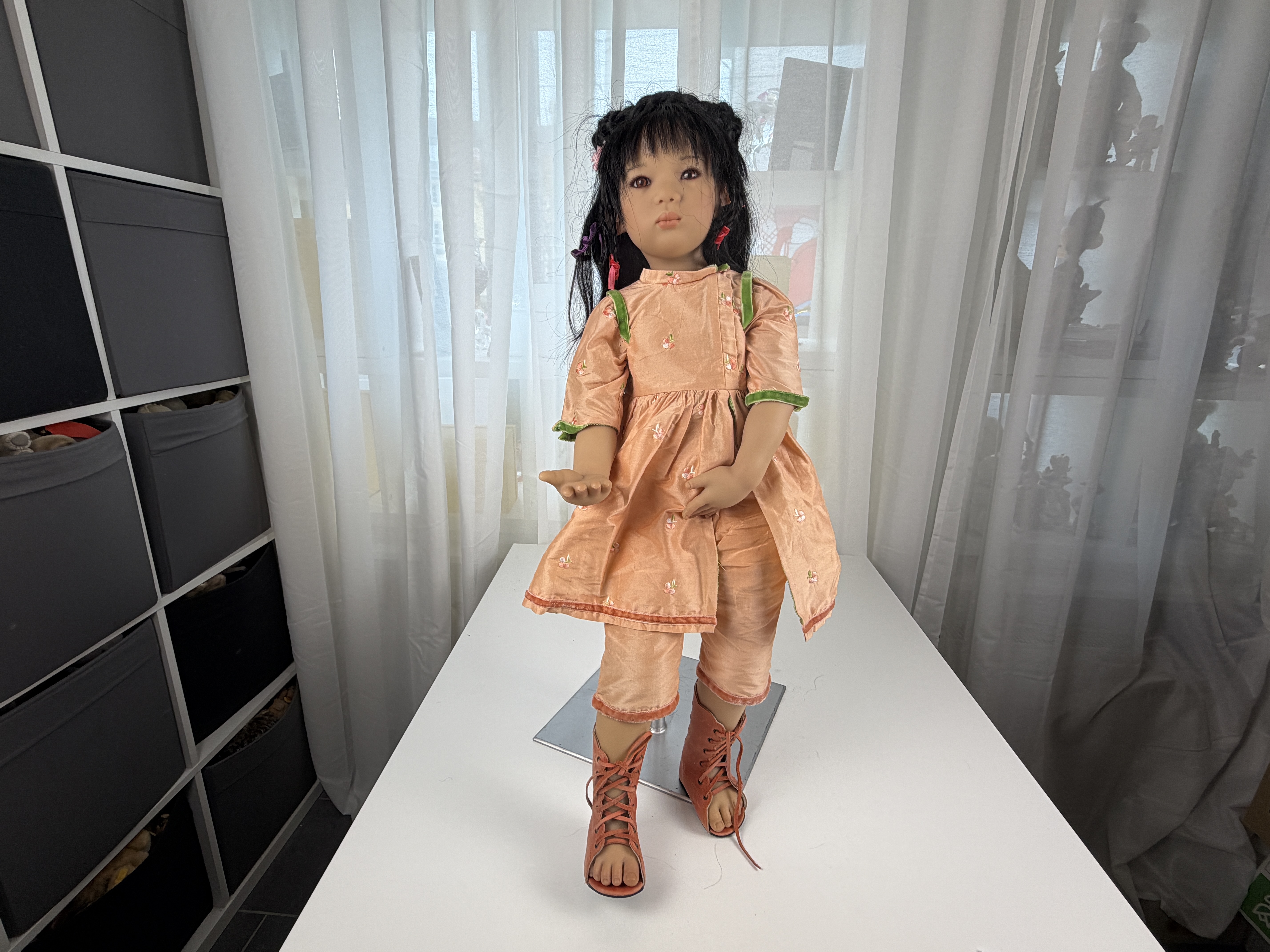 Künstlerpuppe Annette Himstedt Puppe Mia Ying 66 cm. Top Zustand 