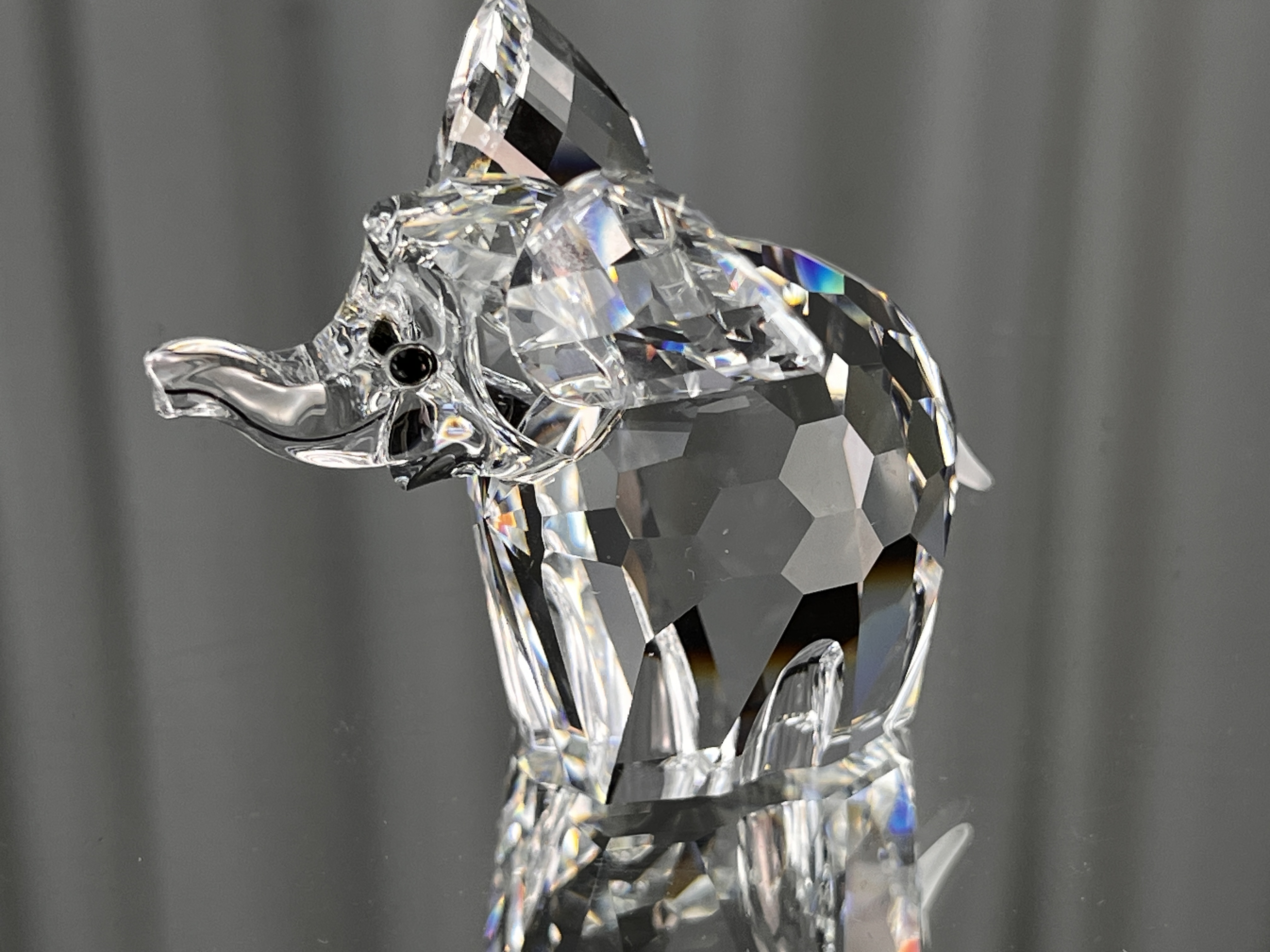 Swarovski Figur 015169 Elefant Groß 6,5 cm. Top Zustand  