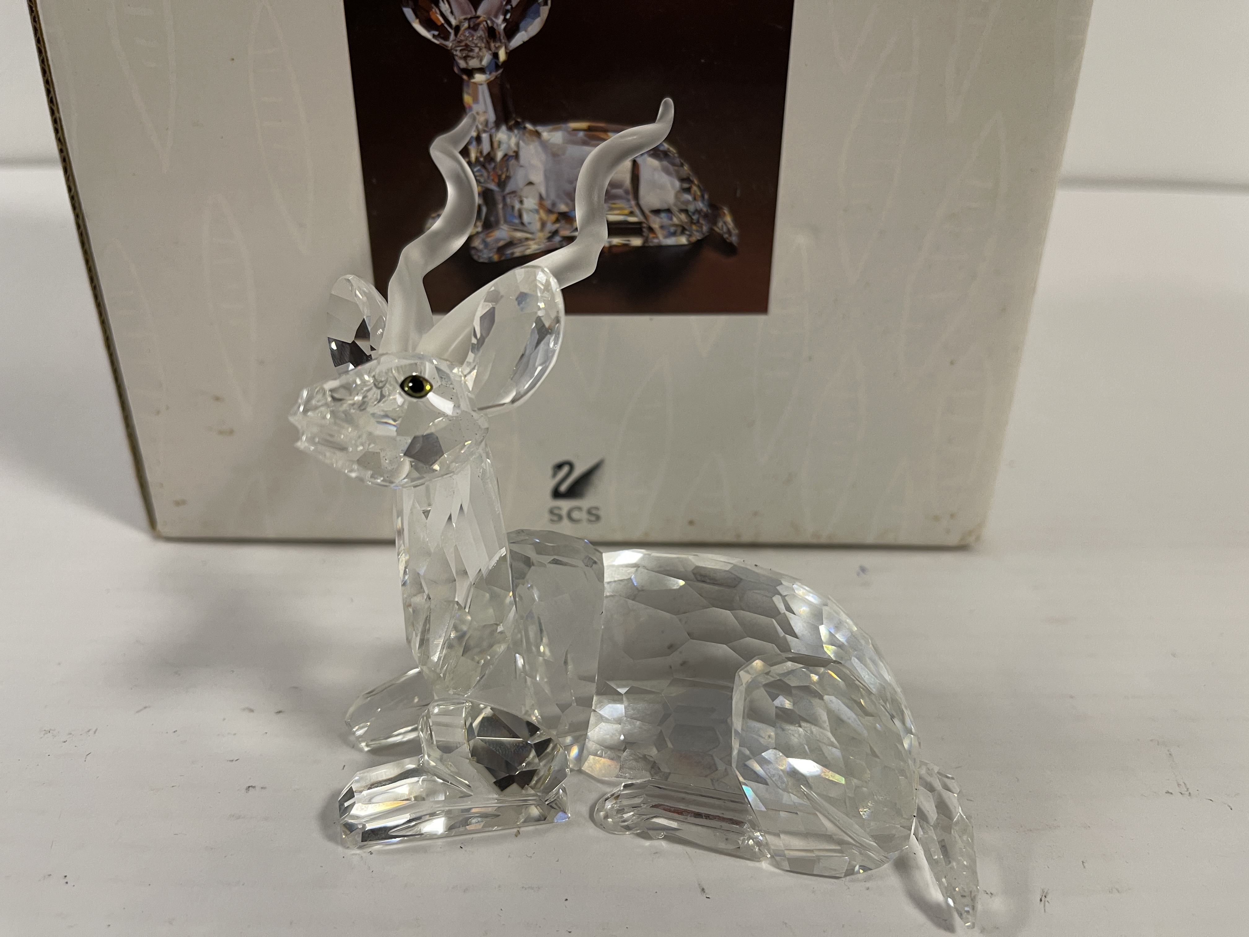 Swarovski Figur 175703 Jahresfigur Kudu 10,5 cm. Mit Ovp & Zertifikat. Top Zustand     