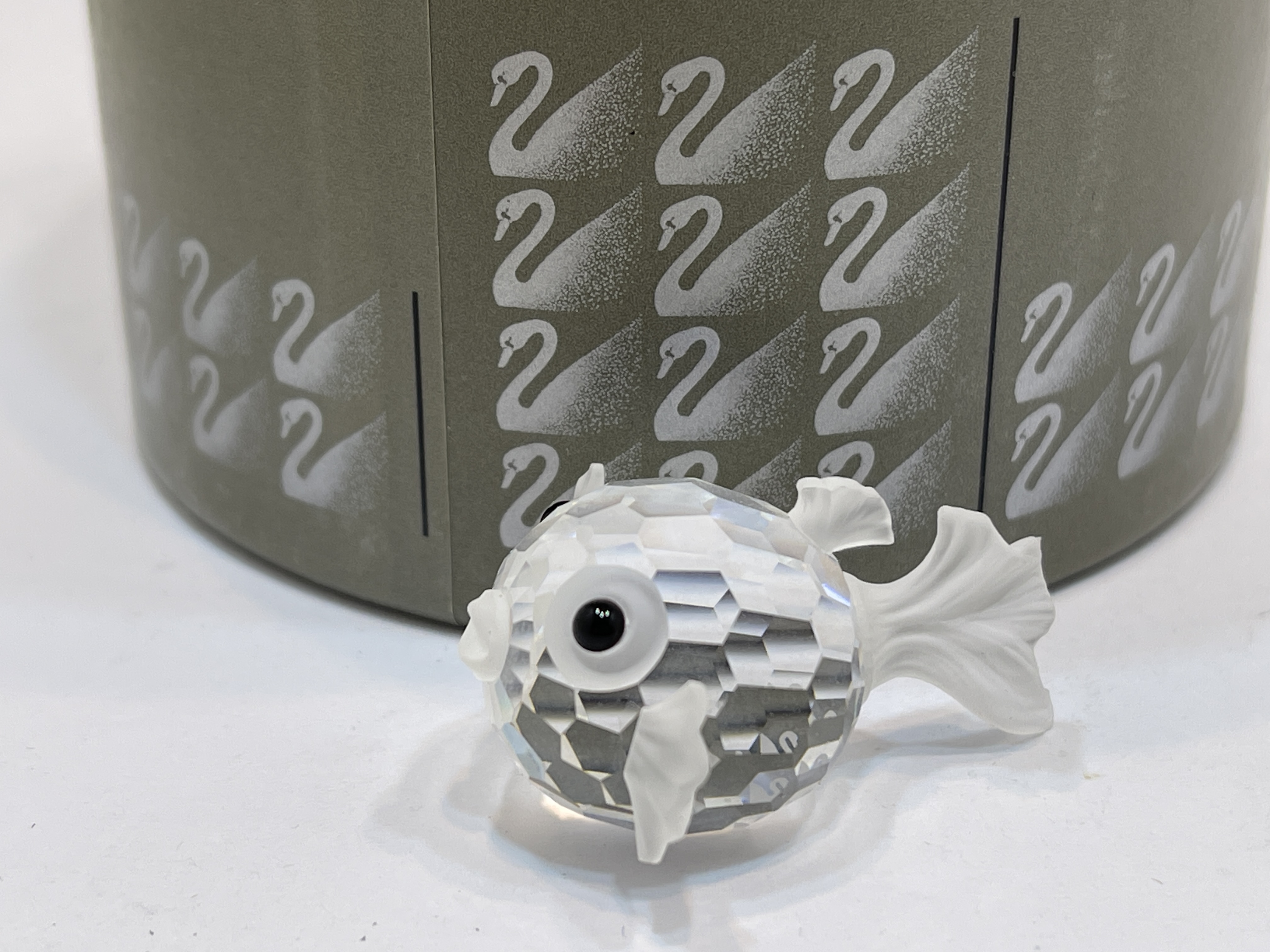  Swarovski Figur 013960 Kugelfisch 4 cm. mit Ovp & Zertifikat. Top Zustand. 