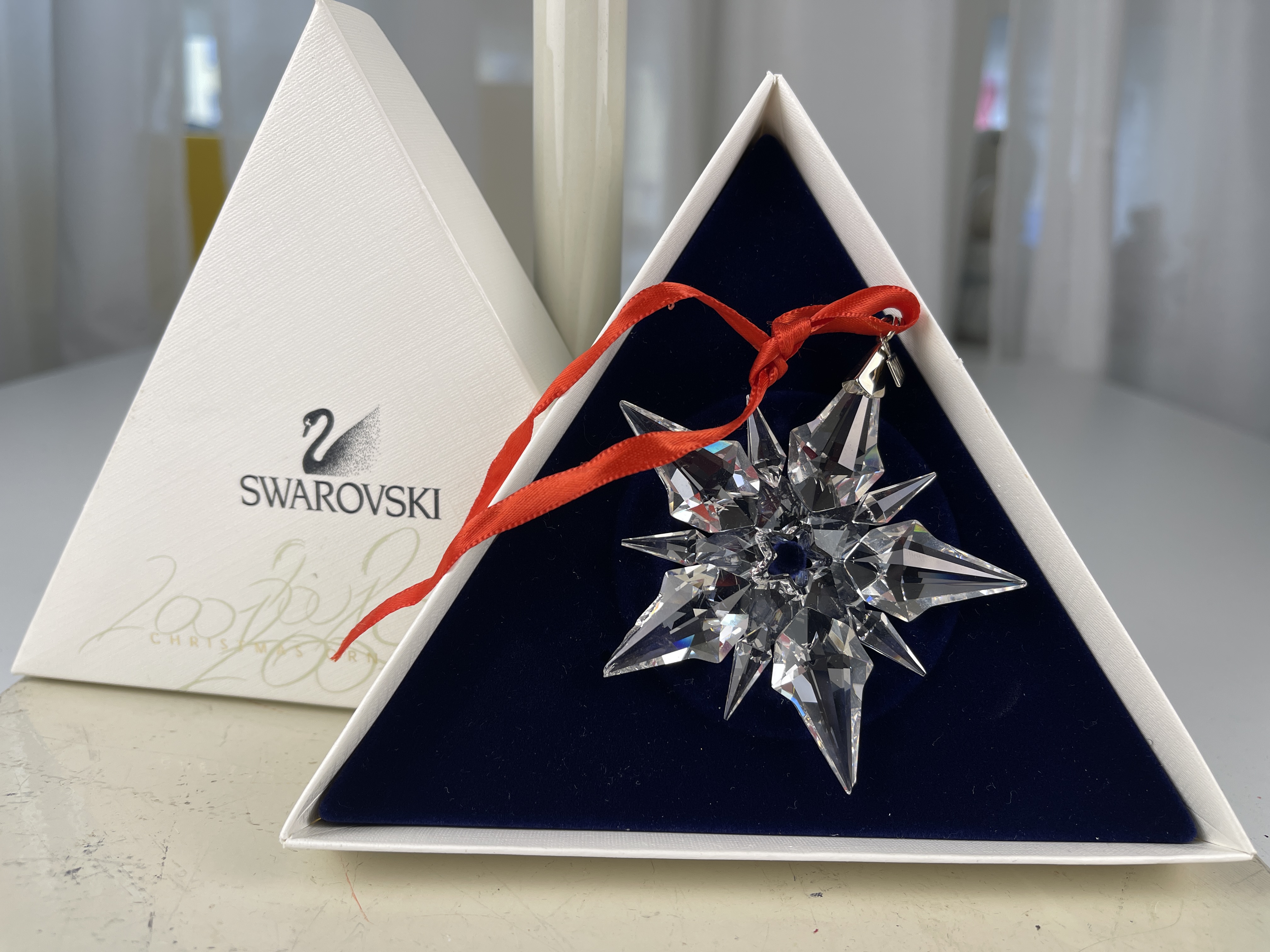 Swarovski 267941 Weihnachtsstern 2001 7,7 cm Top Zustand mit Kiste Zertifikat 