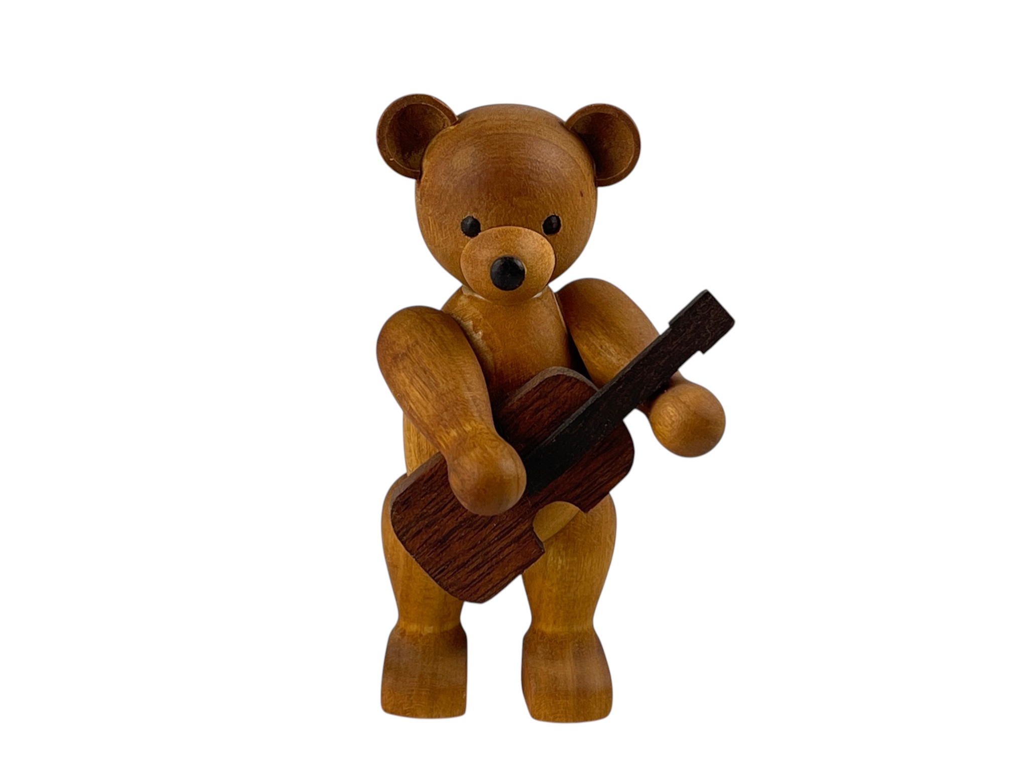 Erzgebirge Seiffener Figur Teddybär 9,5 cm. Top Zustand  