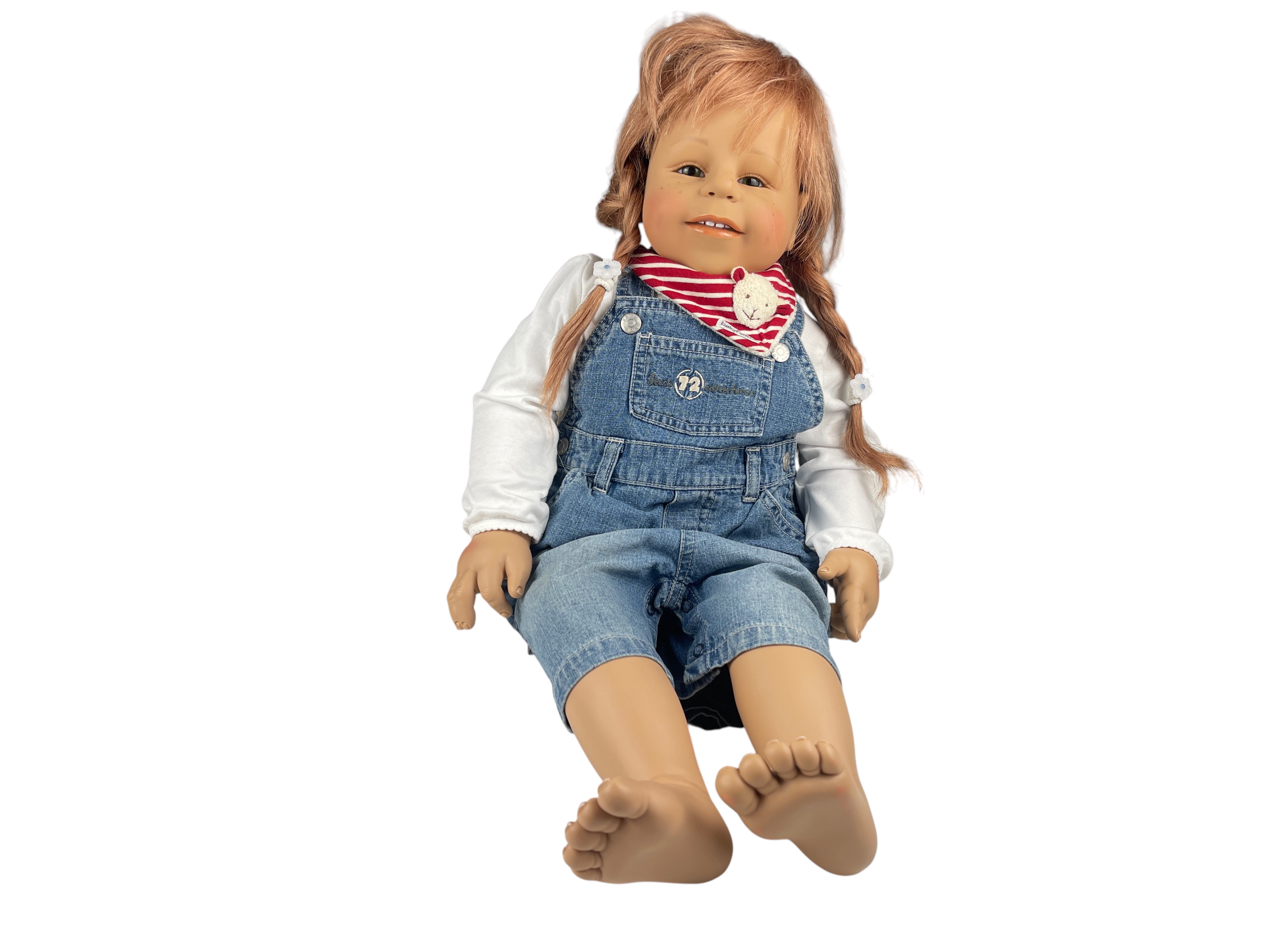 Brigitte Leman Schildkröt Vinyl Künstlerpuppe Puppe 66 cm. Top Zustand. 