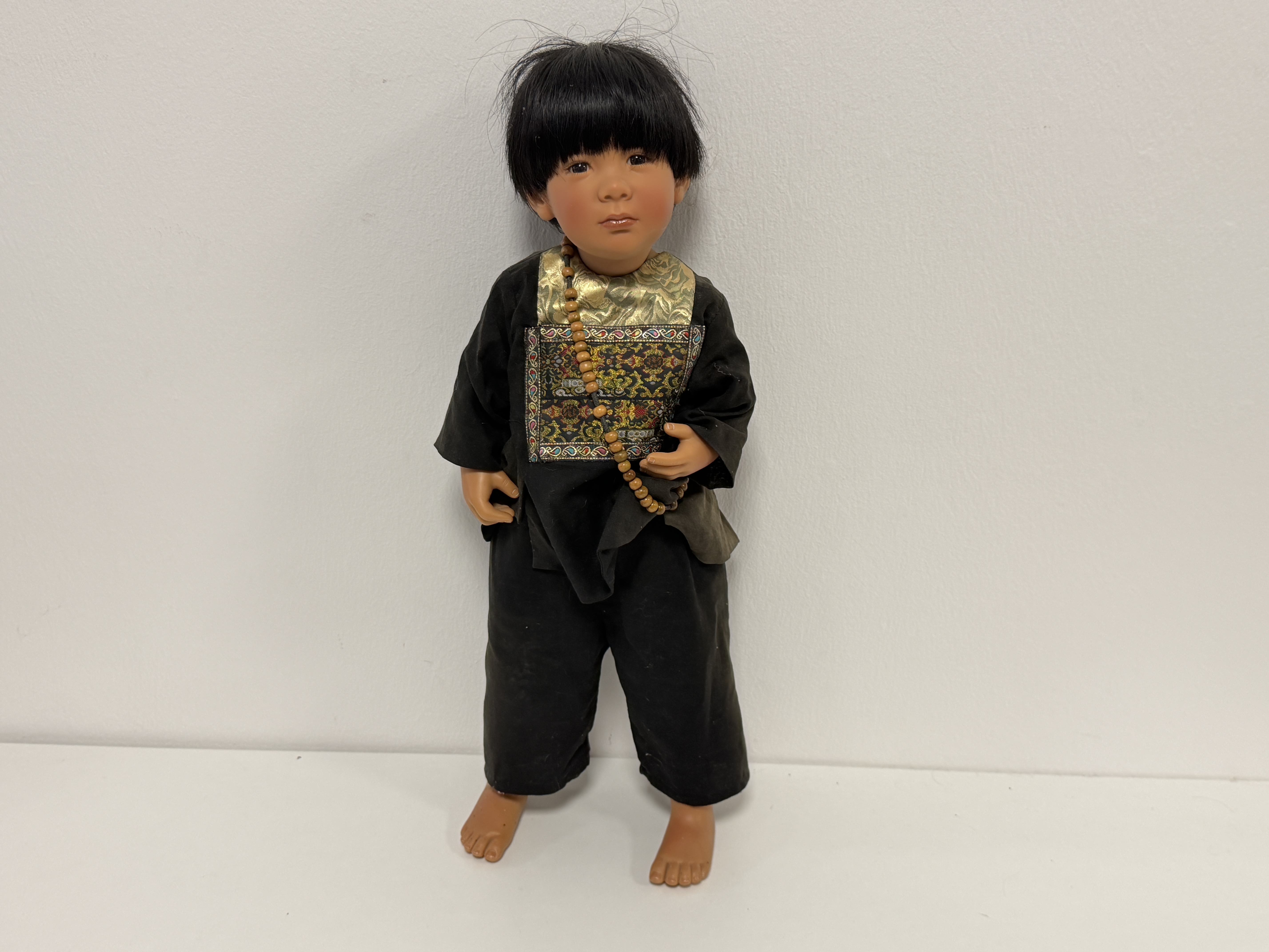 Rosemarie Anna Müller Künstlerpuppe Vinyl Puppe 56 cm. Top Zustand