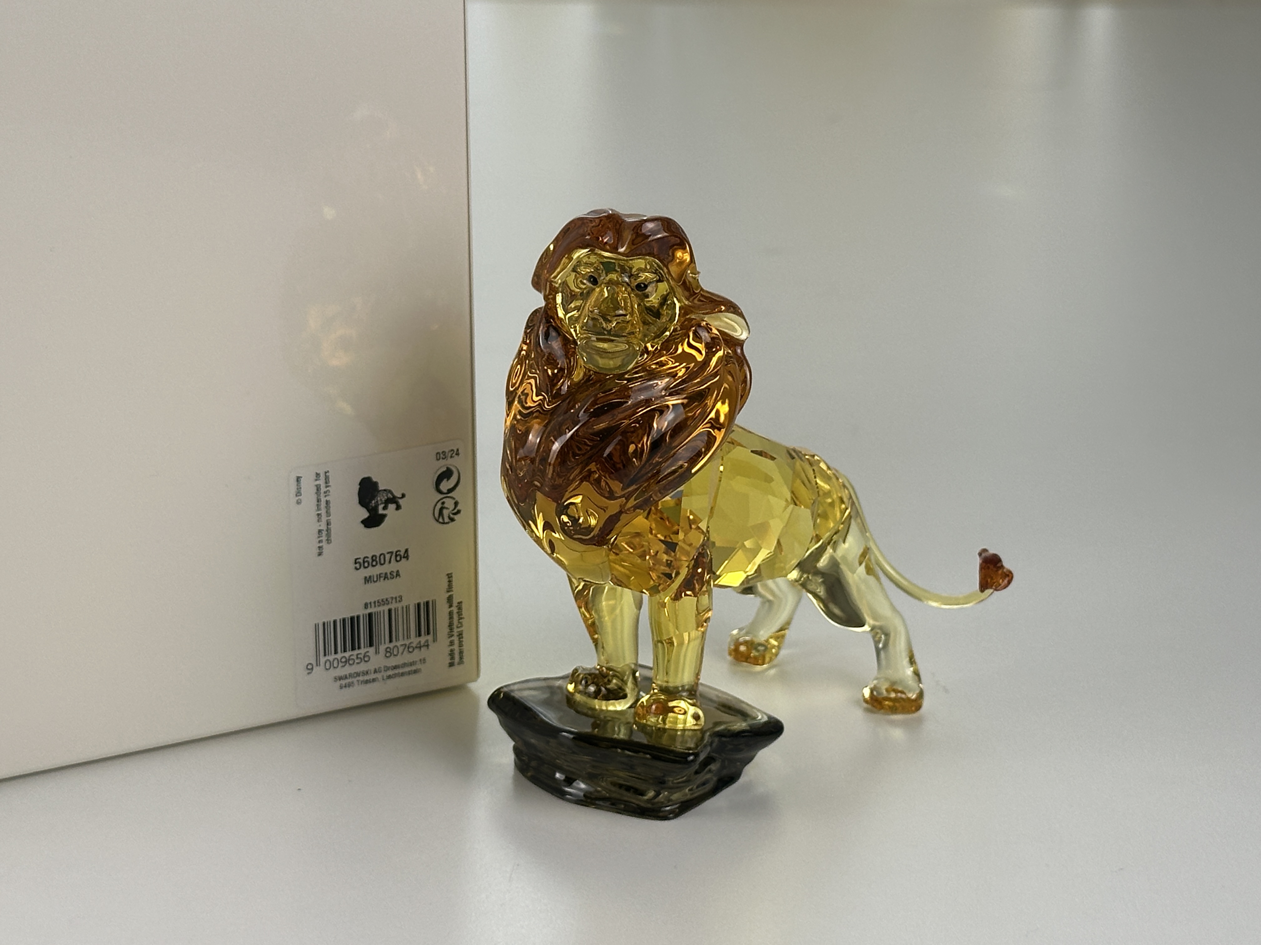 Swarovski Figur 5680764 Disney The Lion King Mufasa 10,4 cm. Mit OVP & Zertifikat. Top Zustand