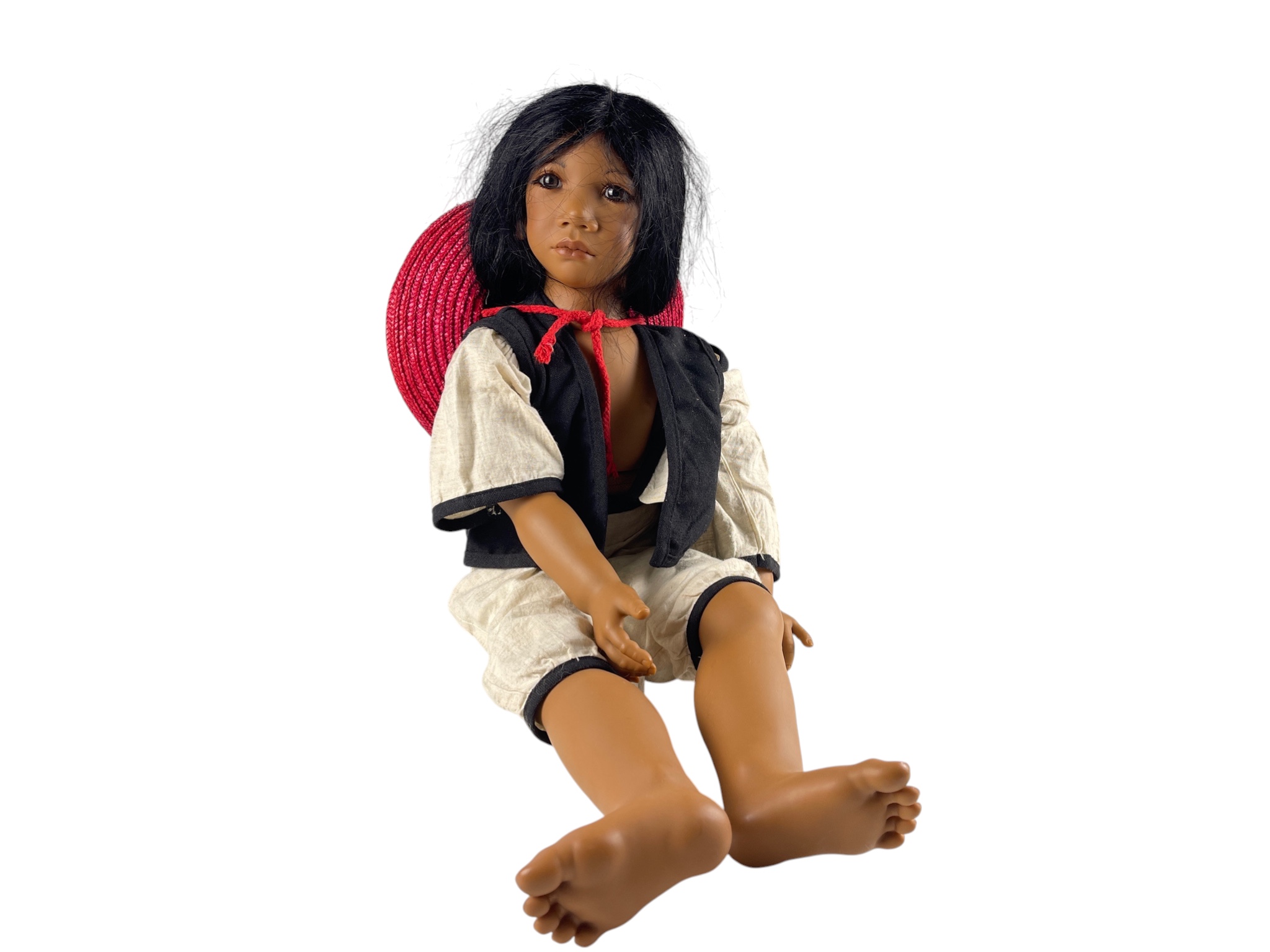 Annette Himstedt Vinyl Puppe Pancho 70 cm. Top Zustand 