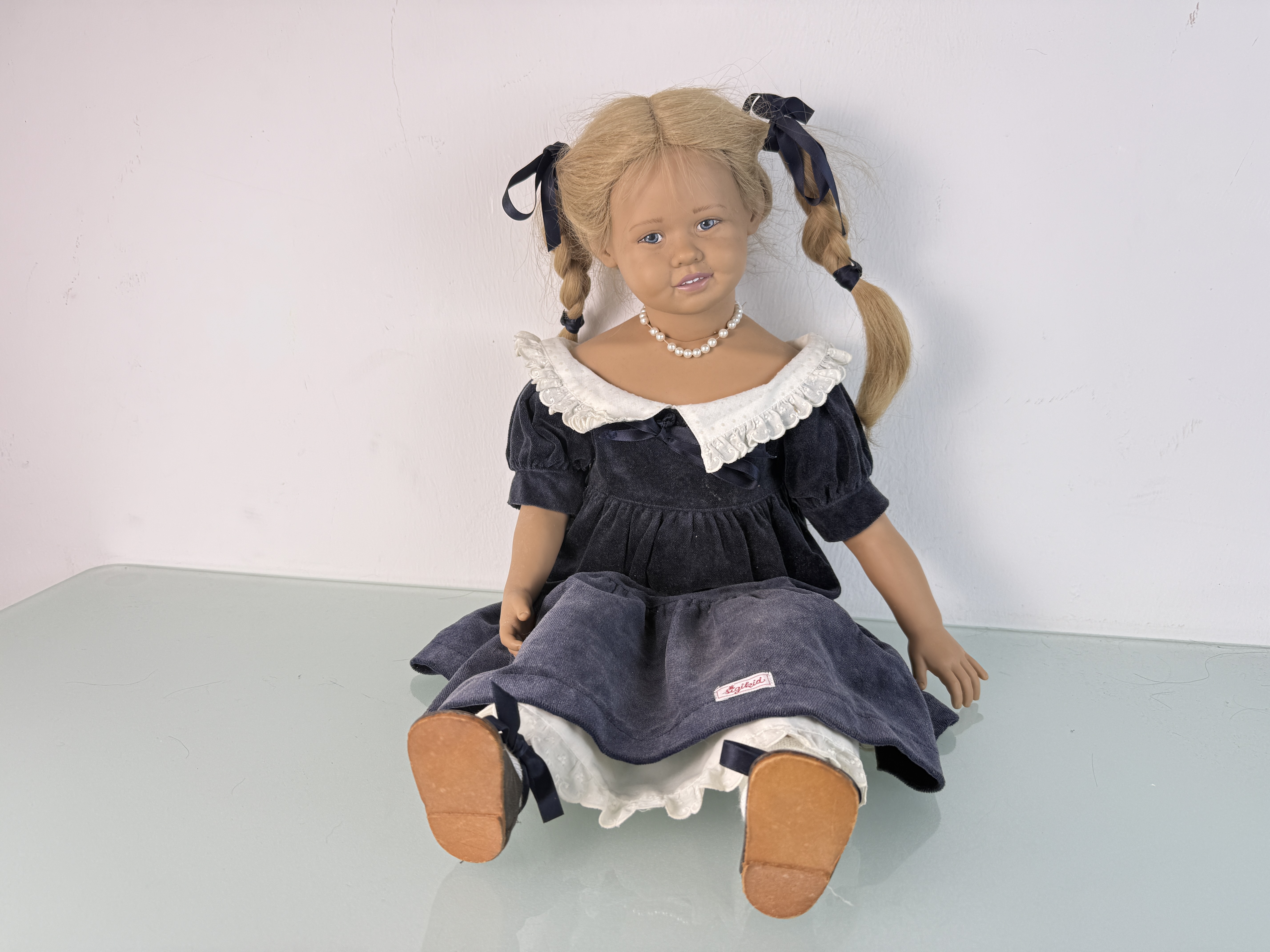 Sigikid Ilse Wippler Künstlerpuppe Vinyl Puppe 61 cm. Top Zustand 