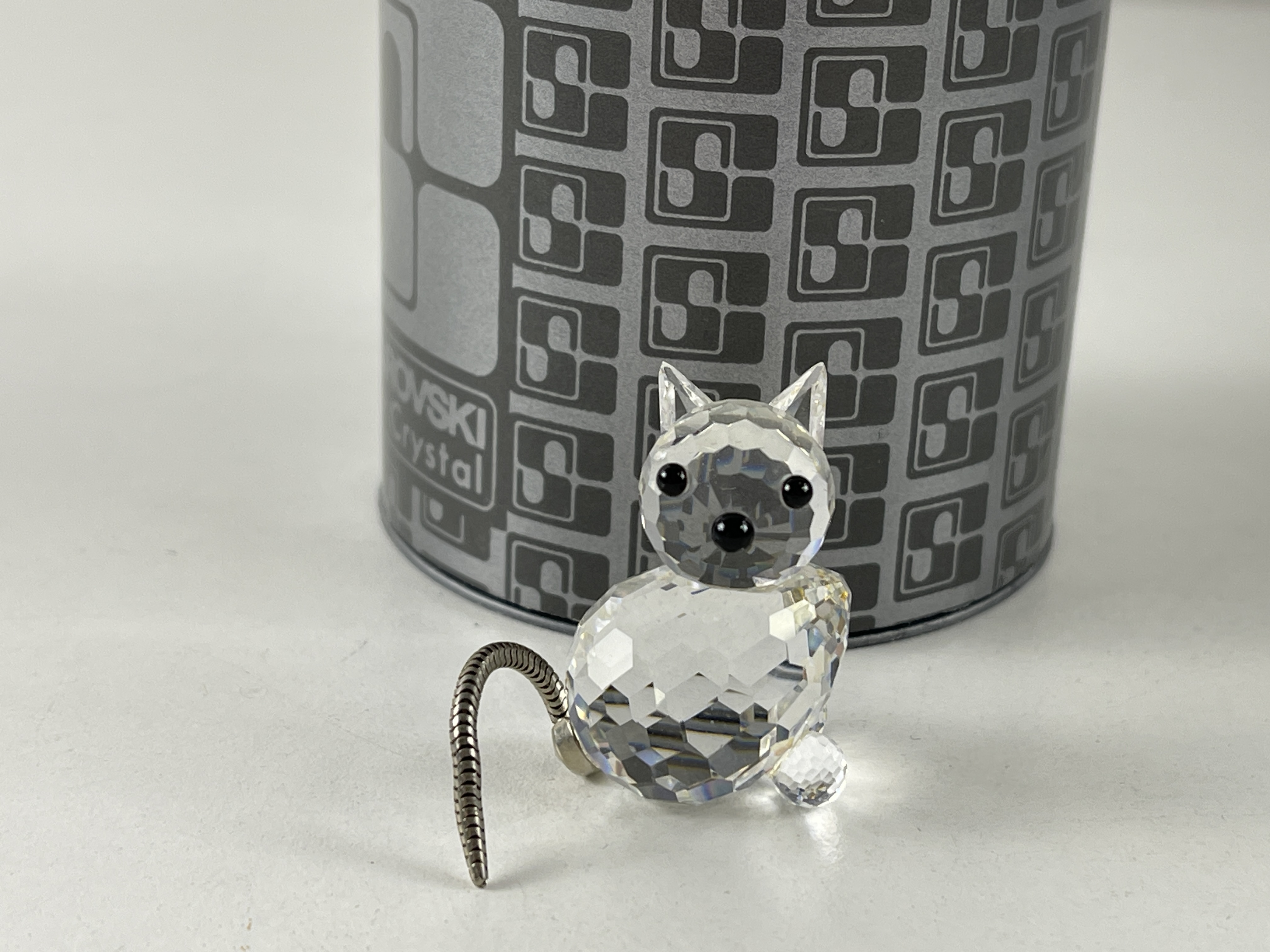 Swarovski Figur 010011 Katze 3,3 cm. Ovp & Zertifikat Top Zustand      