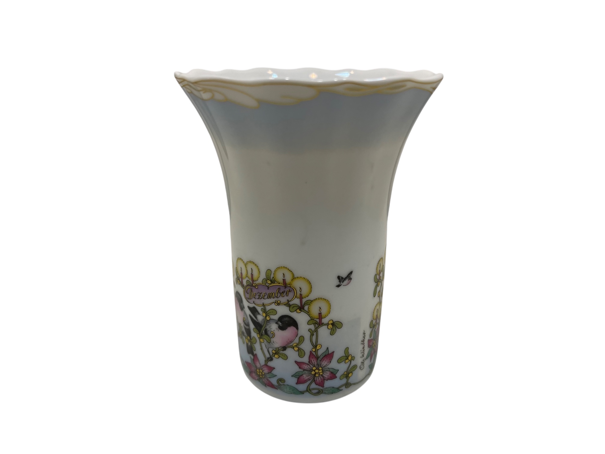  Hutschenreuther Porzellan Vase  10,5 cm. Top Zustand.   