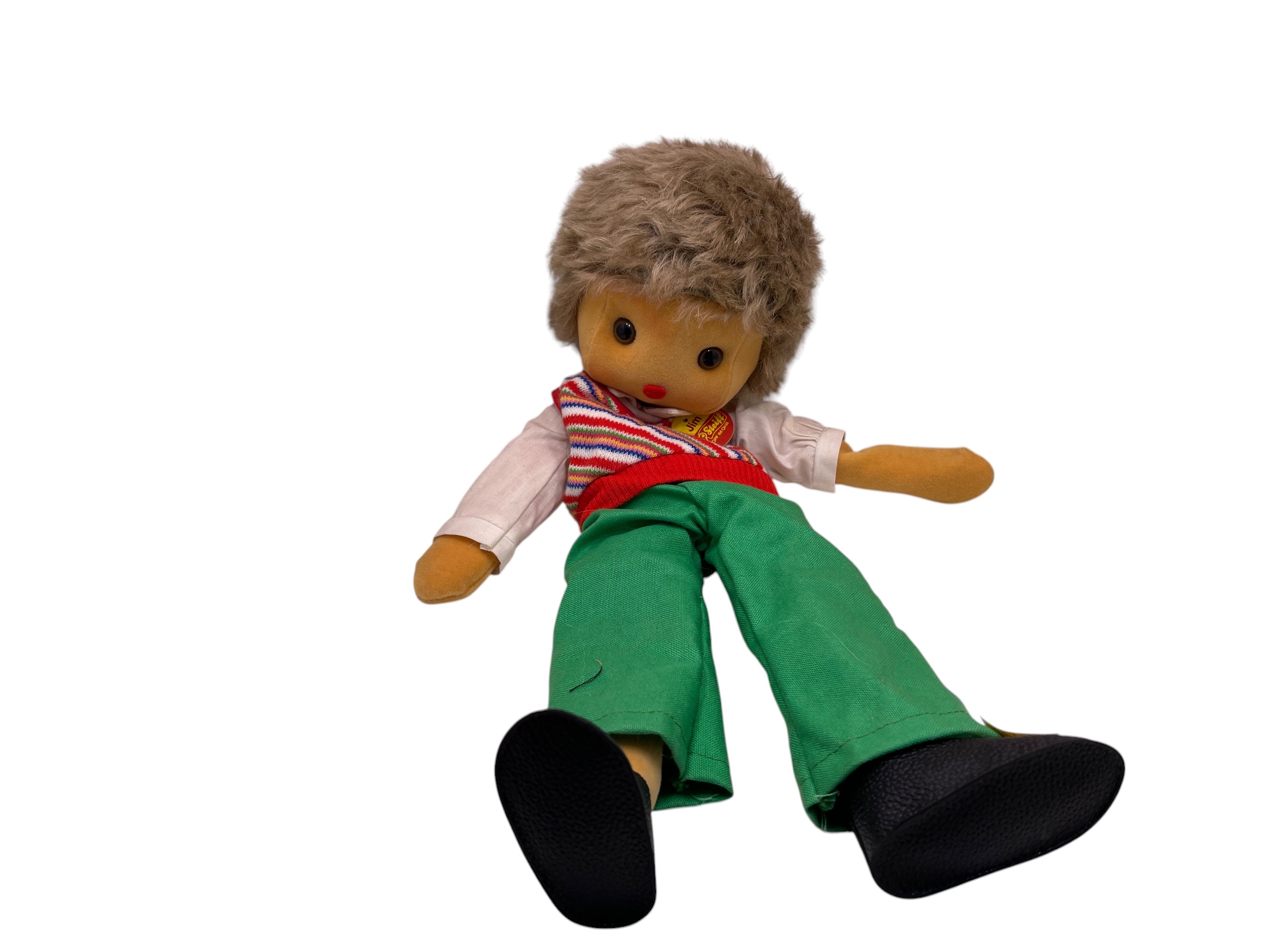 Steiff Tier Puppe 7877/45 Jim 45 cm. Top Zustand   