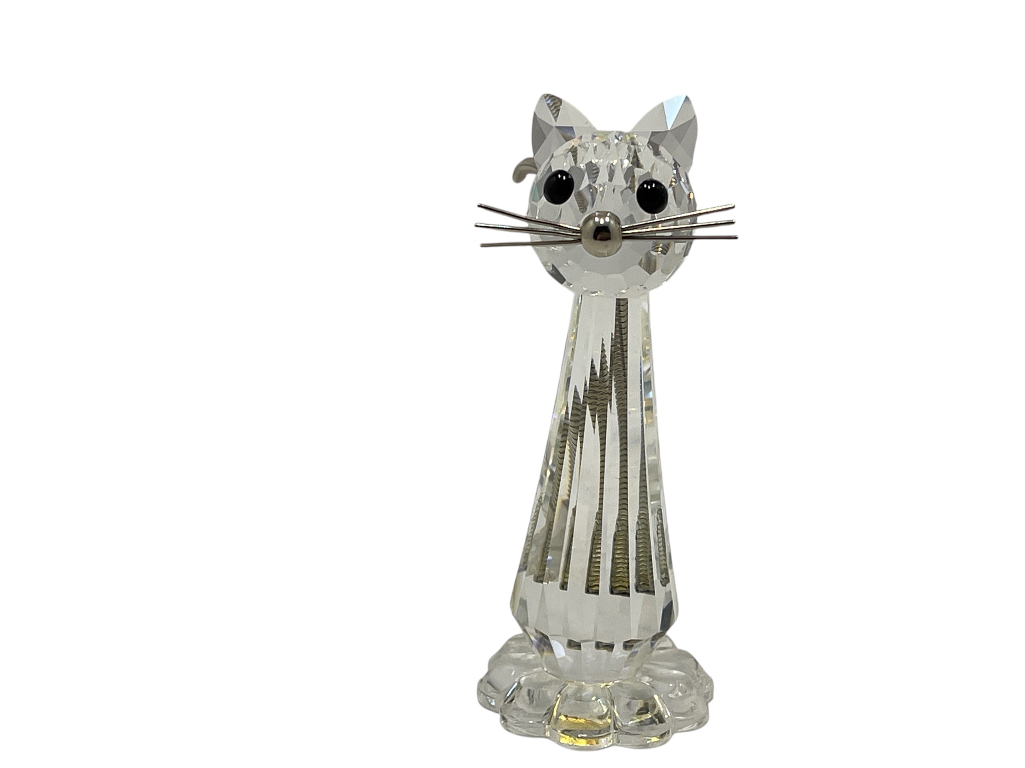  Swarovski Figur Katze 7,5 cm. Top Zustand 