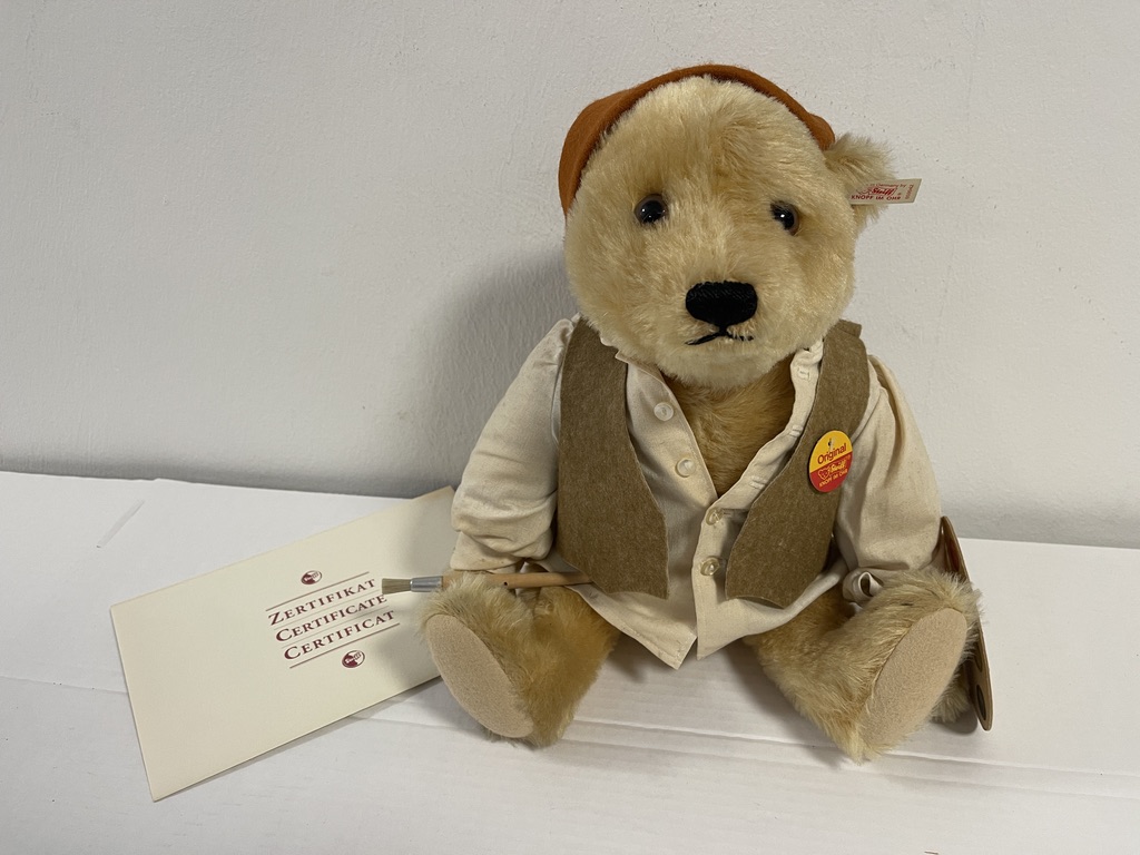 Steiff Teddy Bär 659942 The Flemish Painter Brueghel 42 cm + Zertifikat Top Zustand  