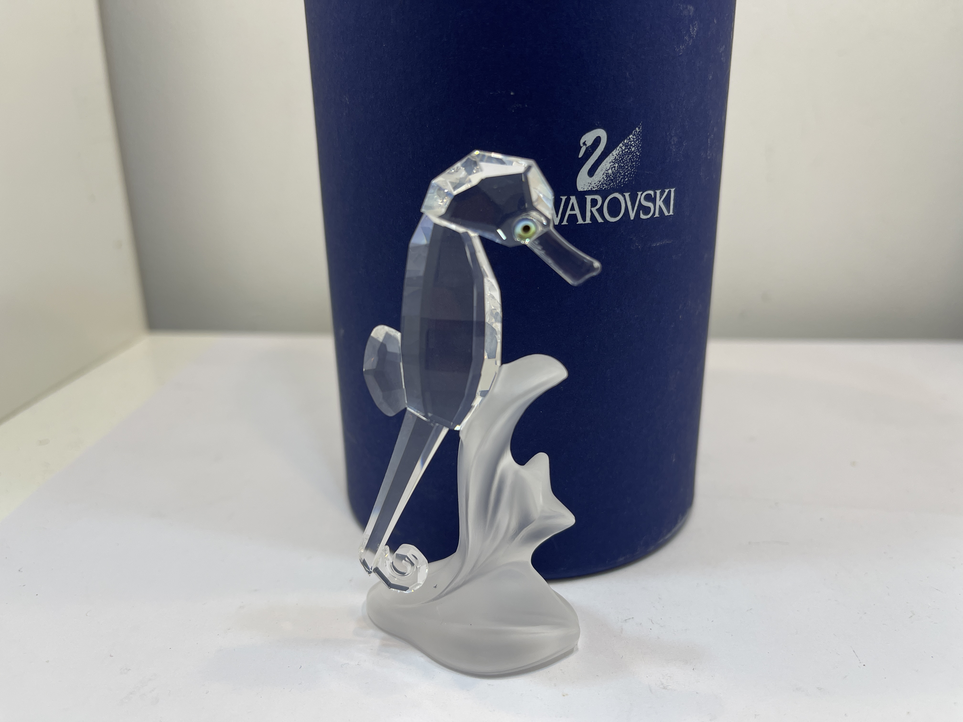 Swarovski Figur 168683 Seepferdchen 8,2 cm. Mit Ovp & Zertifikat. Top Zustand 