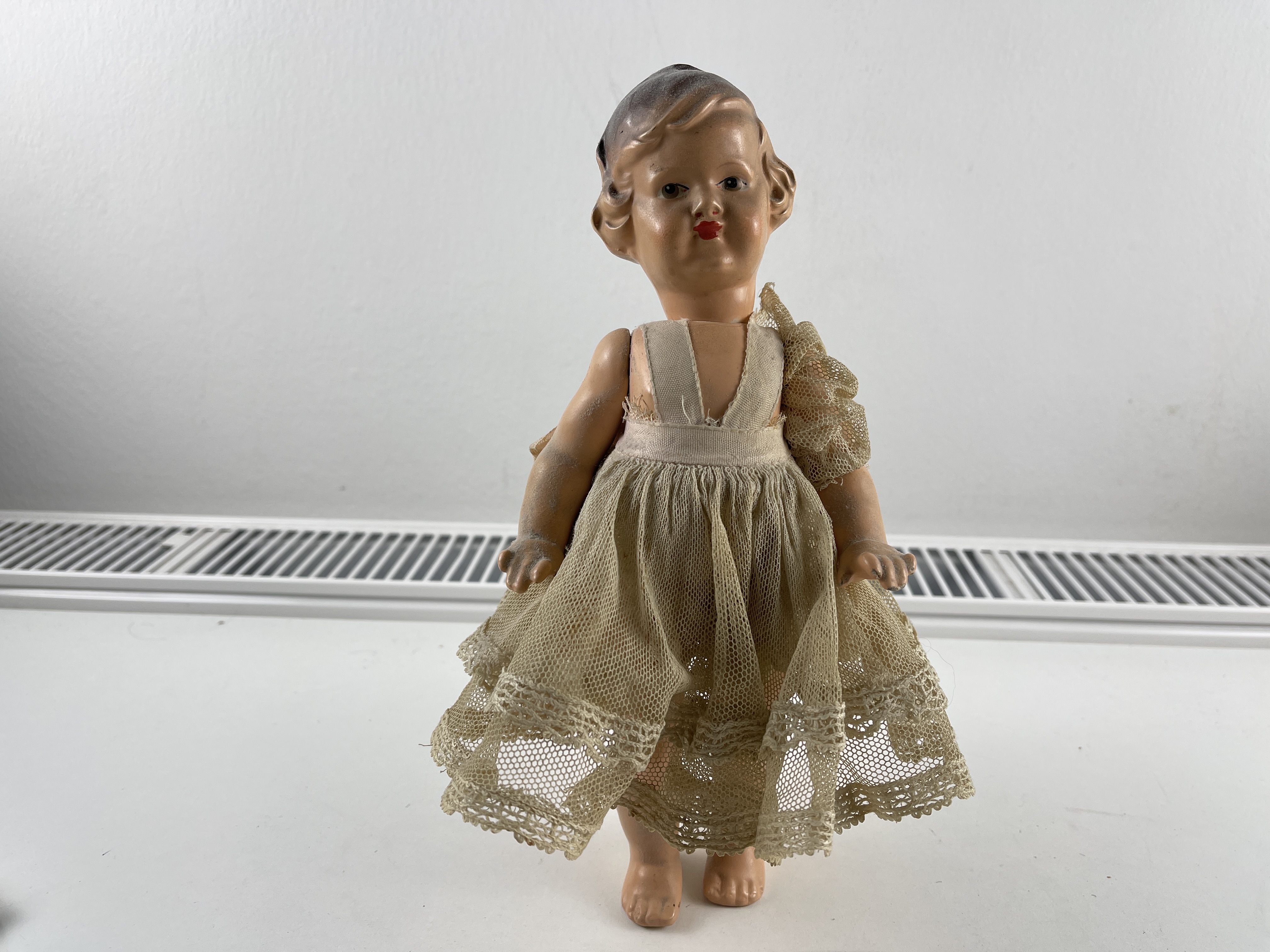 Künstlerpuppe alte Sammler Puppe 27 cm Zustand siehe Fotos