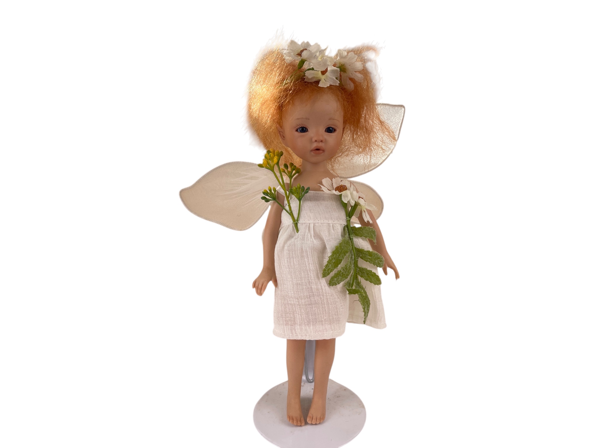 Künstlerpuppe Porzellan Puppe 22 cm Zustand Siehe Fotos.   