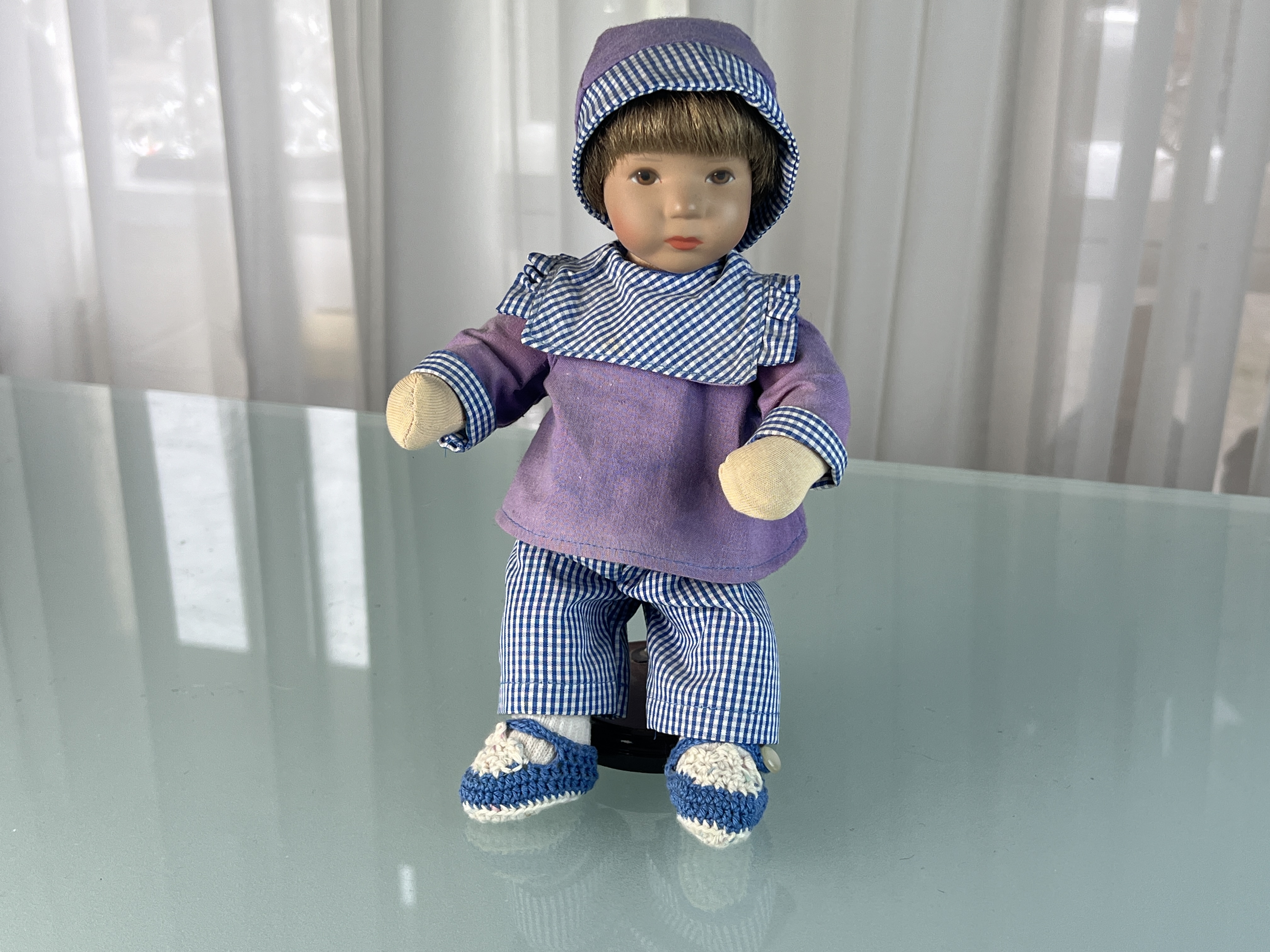 Käthe Kruse Puppe Sammlerpuppe 25 cm Top Zustand - Siehe Foto. 