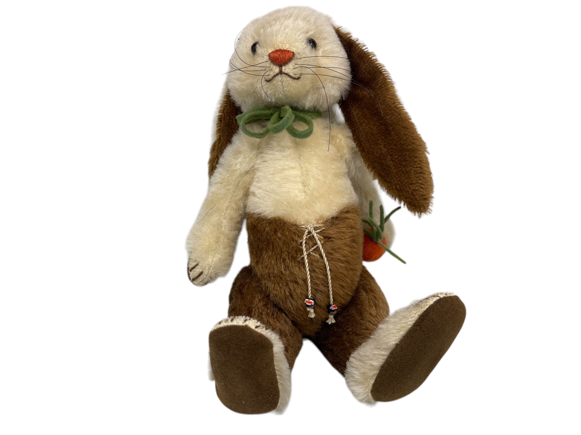 Gaby Schlotz Künstler Stofftier Hase 26 cm. - Top Zustand.   
