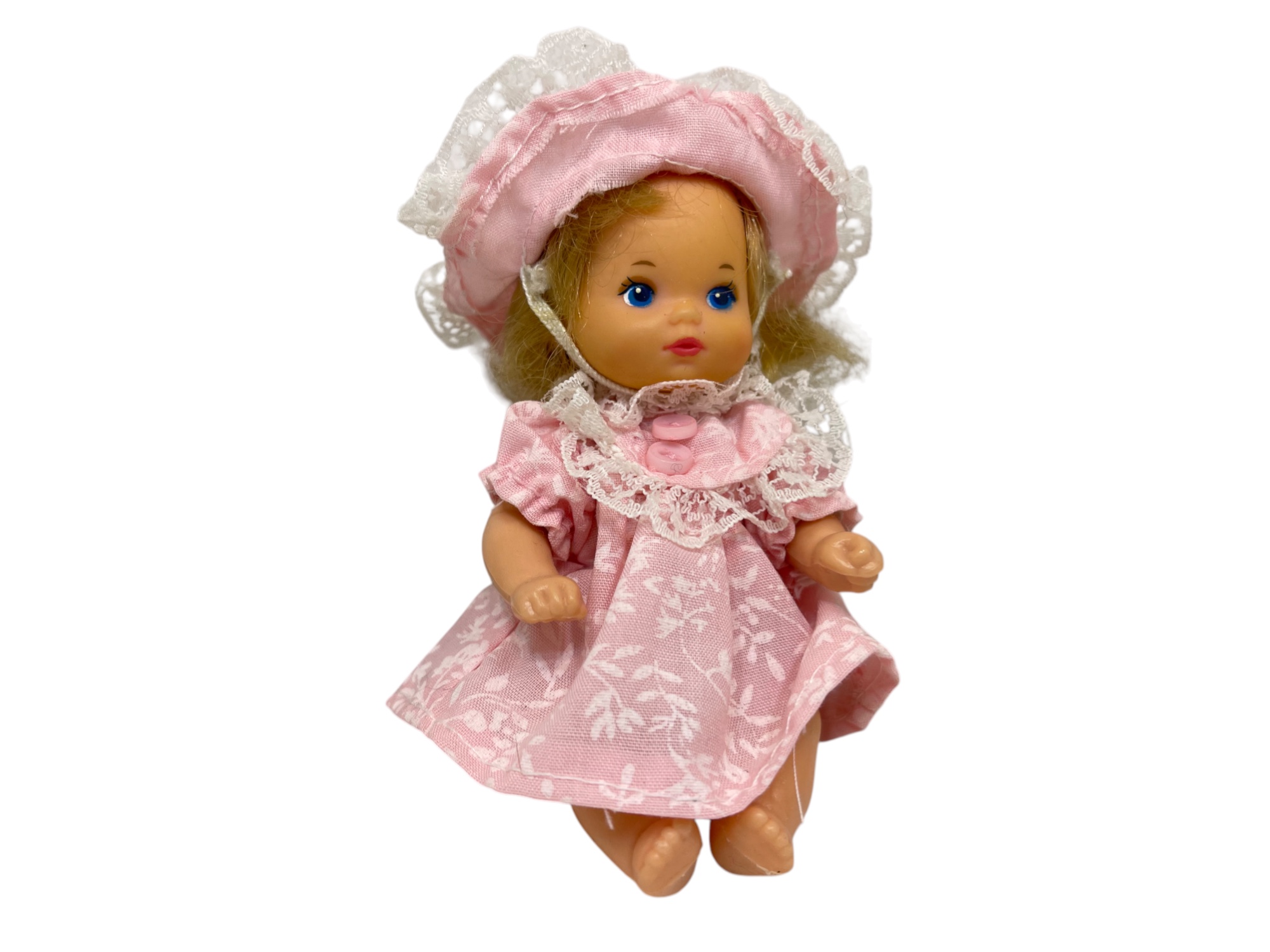 Sammler Puppe Vinyl Puppe 12 cm. Top Zustand  