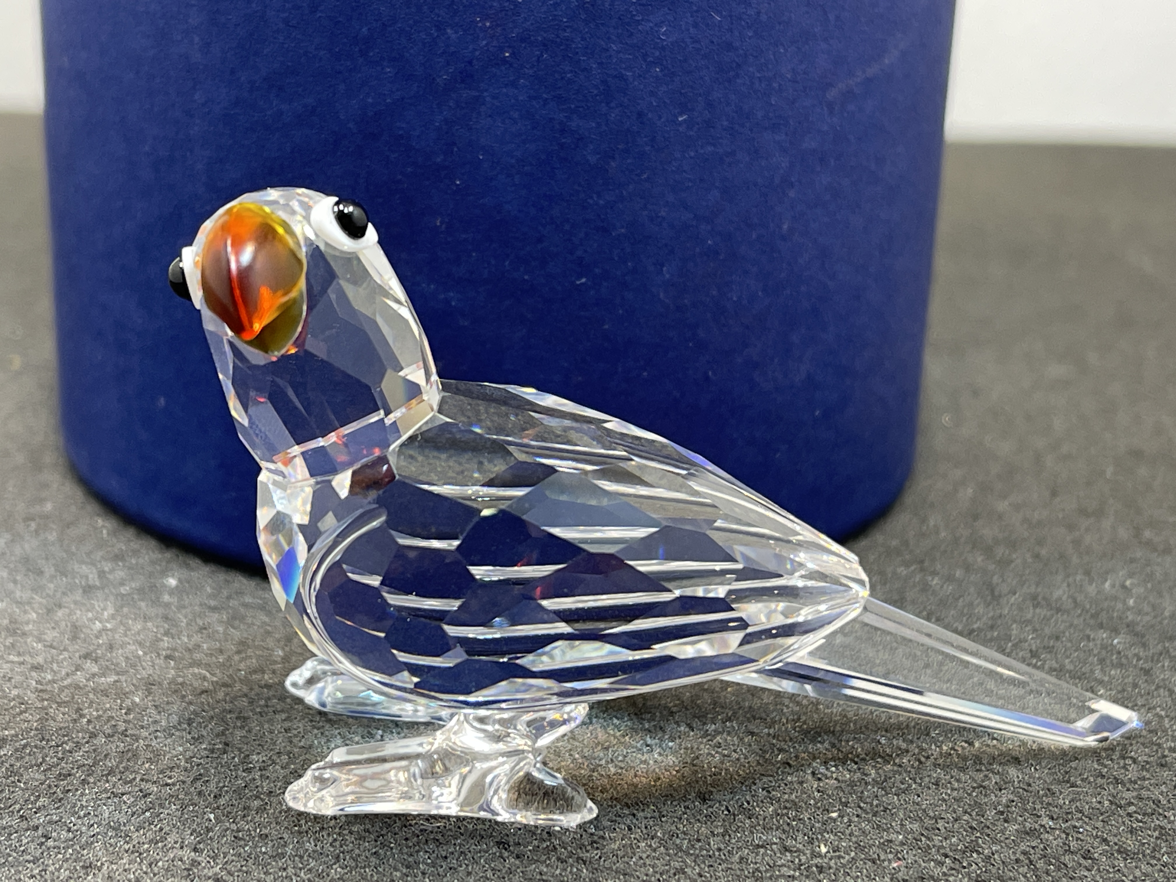 Swarovski Figur 294047 Kristall Papagei 7 cm mit Ovp & Zertifikat Top Zustand 