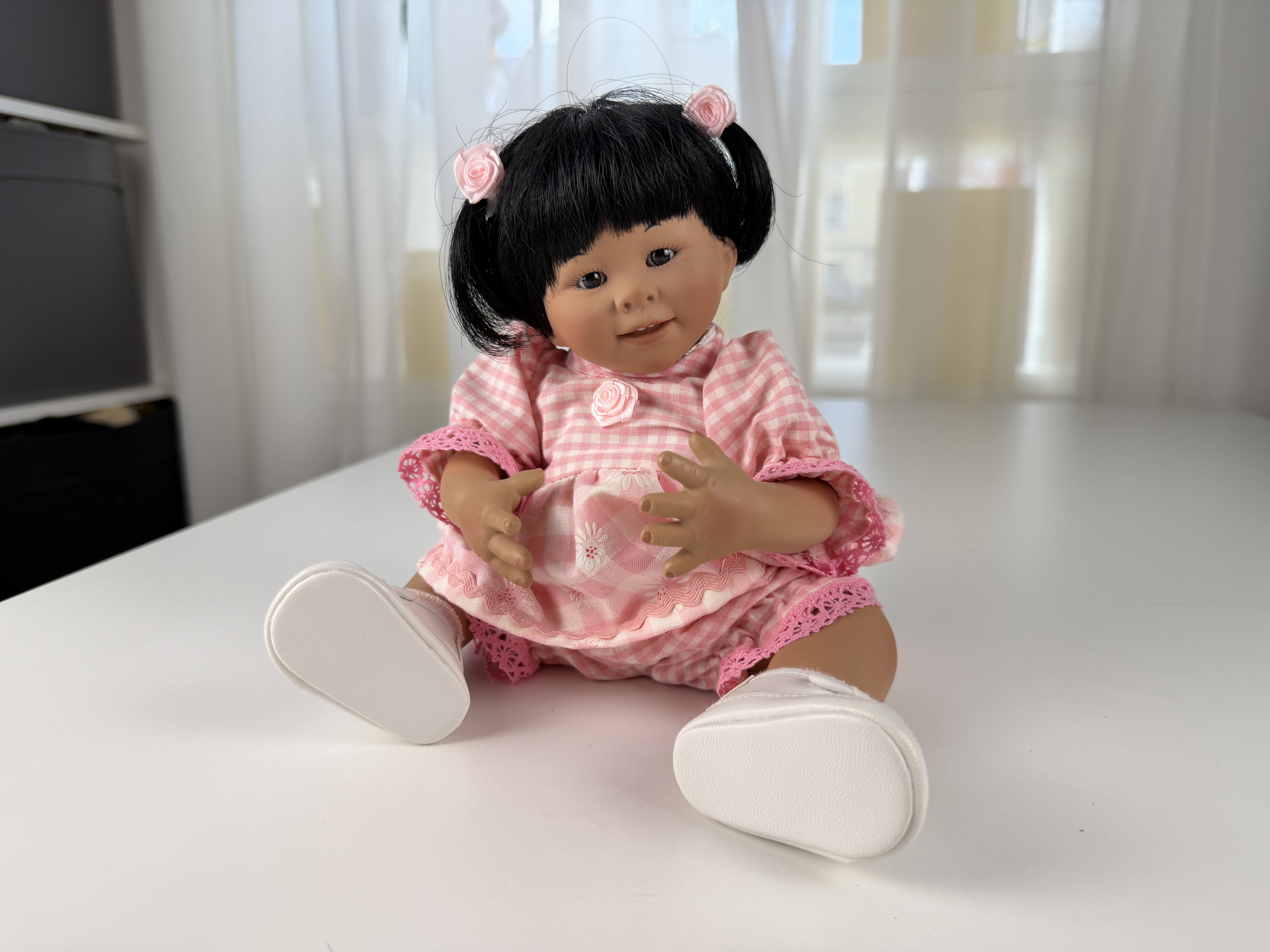 Künstlerpuppe Rosemarie Anna Müller Puppe 28 cm. Top Zustand