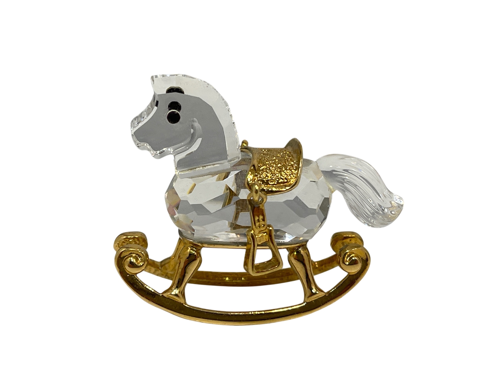 Swarovski Figur Kristall 199447 Schaukelpferd 4,5 cm. - Top Zustand  