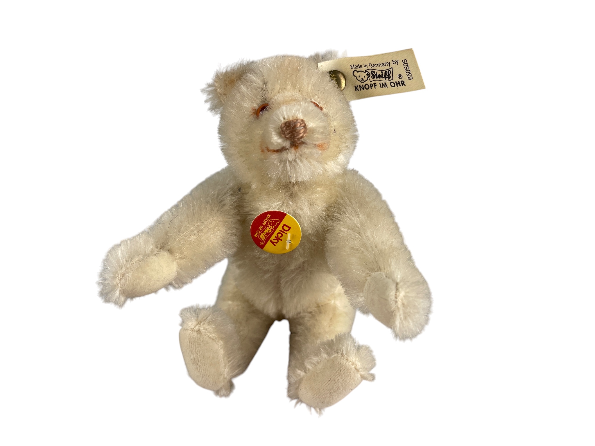 Steiff Tier 650505 Teddy Bär Dolly 16 cm. Top Zustand   