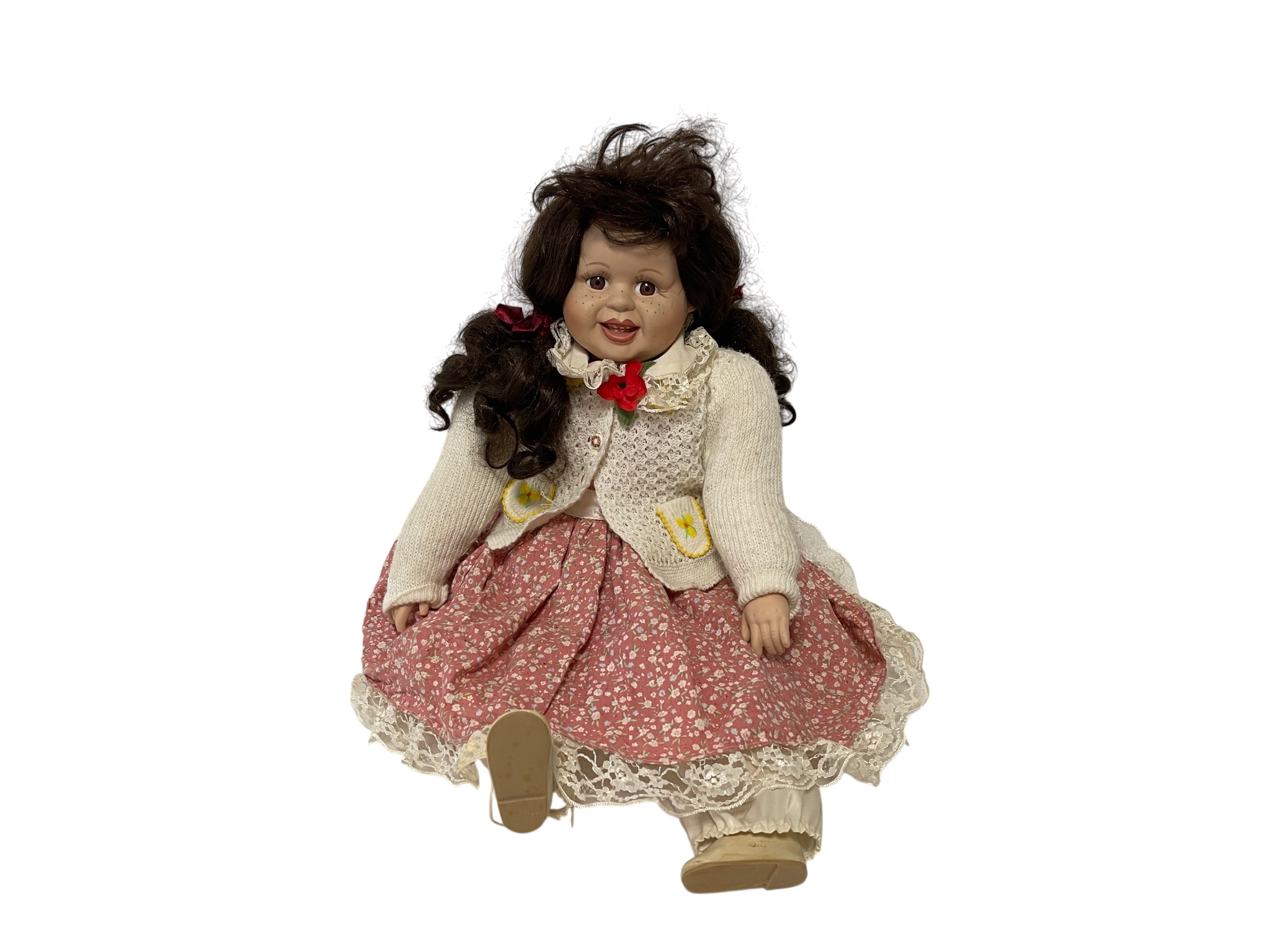 Künstlerpuppe Porzellanpuppe 65 cm. Top Zustand    