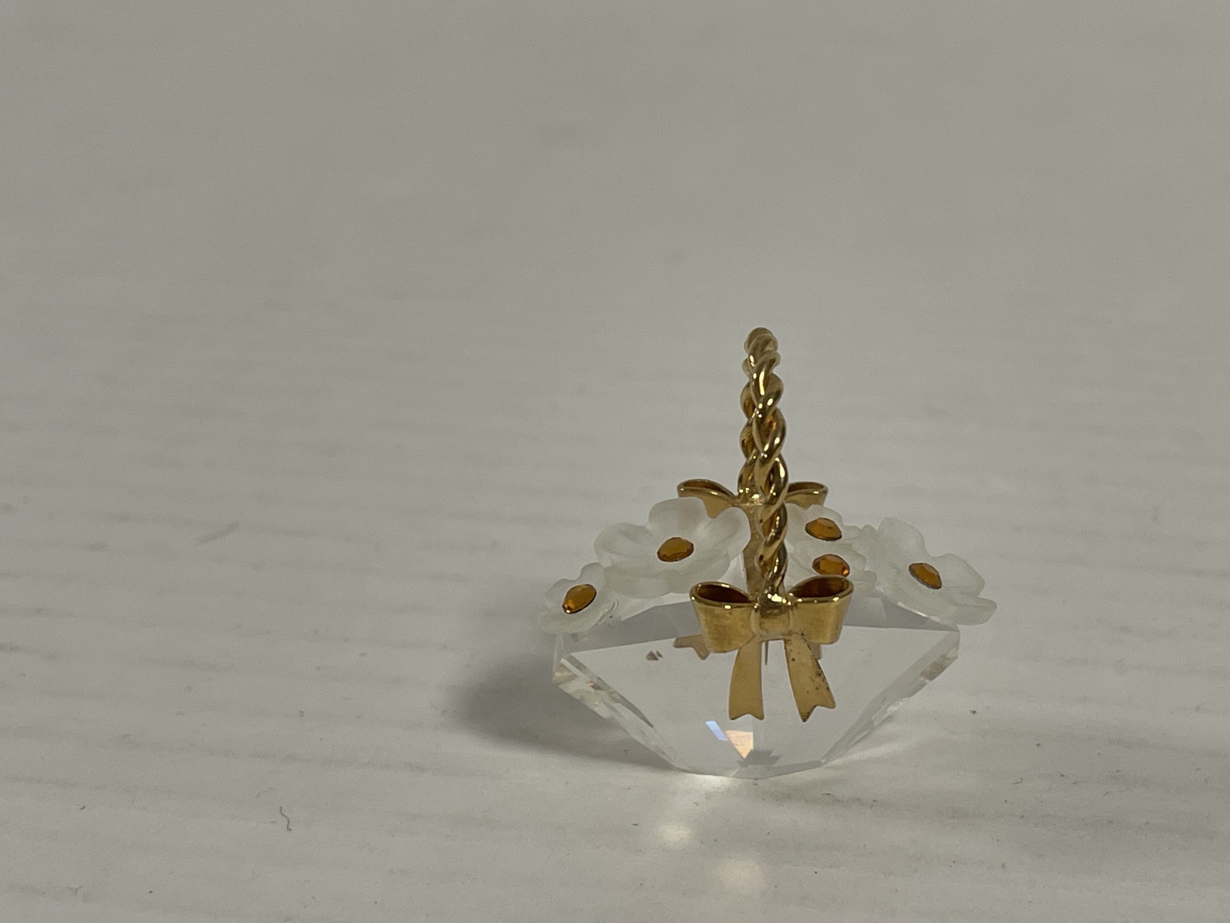 Swarovski Figur 171160 Blumenkorb 4 cm. - Top Zustand. 