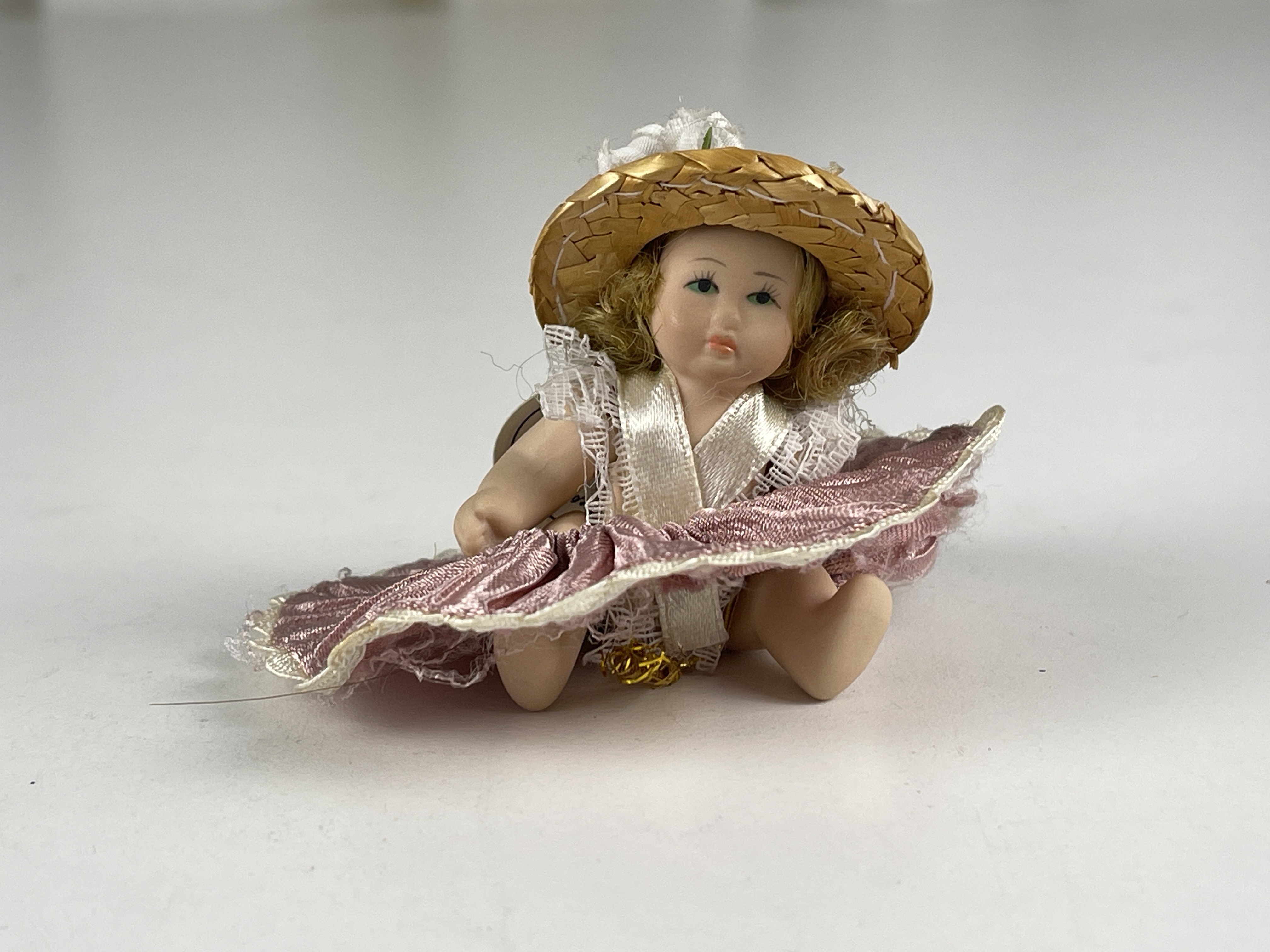 Sammler Porzellan Puppe 6 cm - Top Zustand 