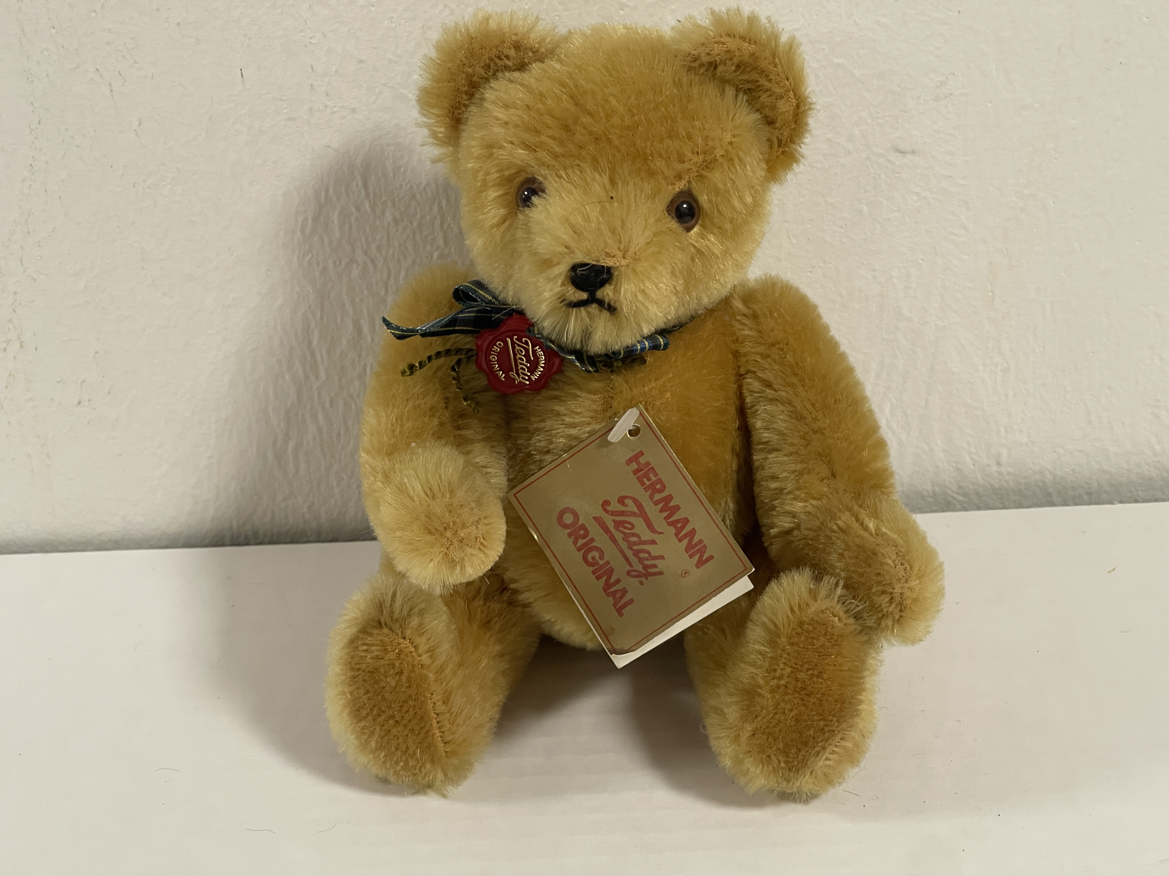 Hermann Teddybär  21 cm. Top Zustand 
