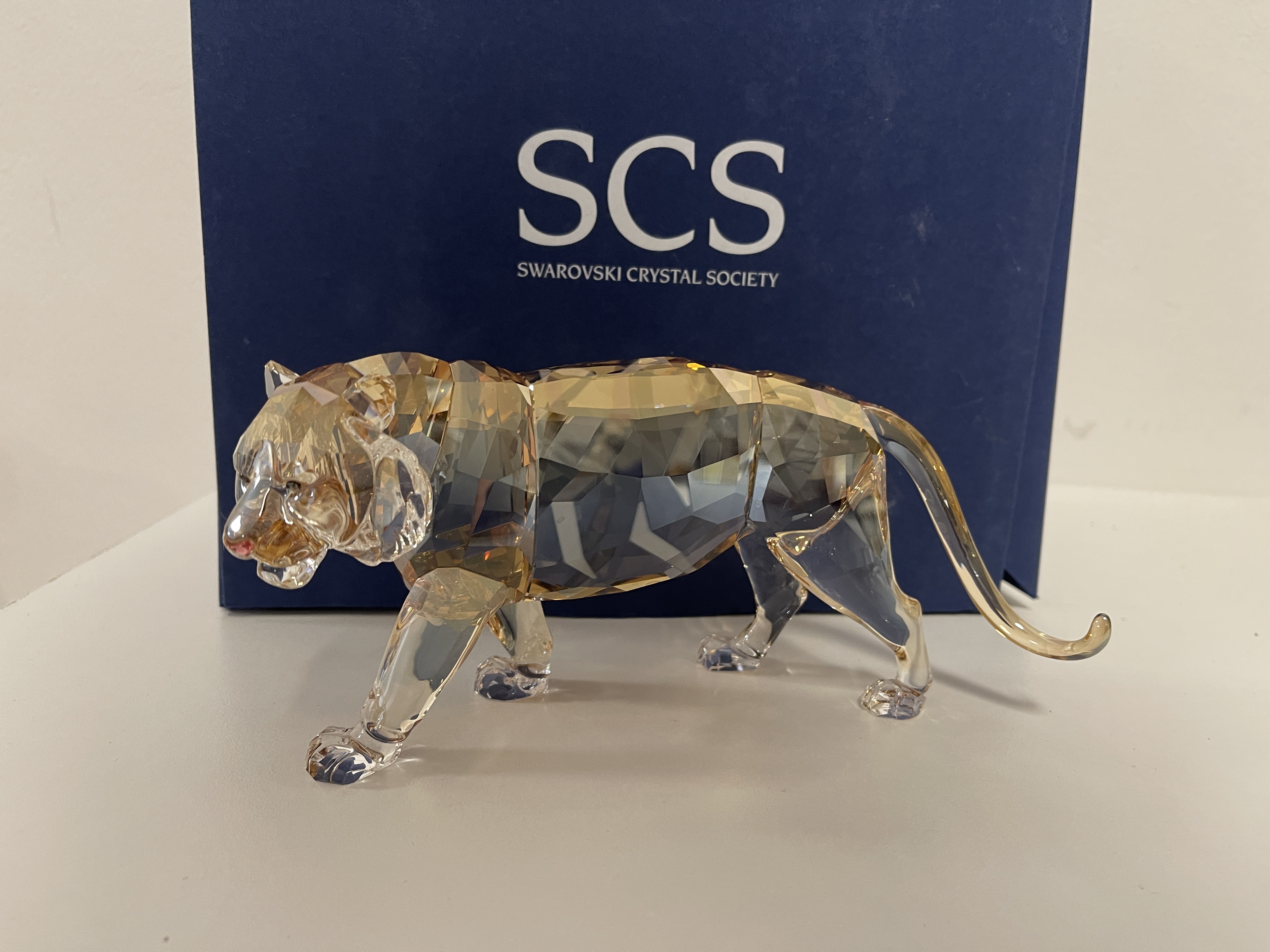 Swarovski Figur 1003148 Tiger 18 cm. Ovp und Zertifikat. Top Zustand  